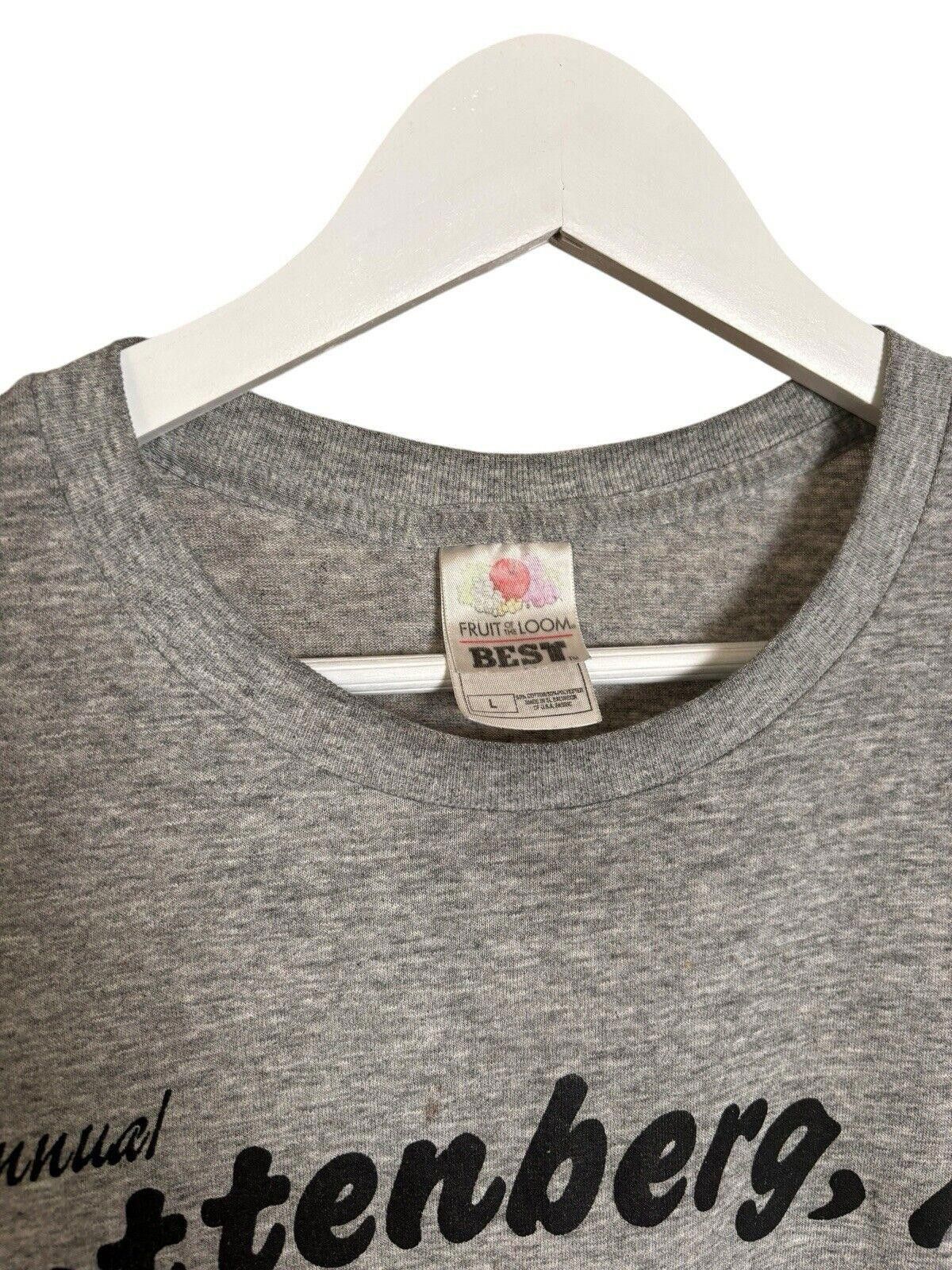 Fruit Of The Loom Vintage Guttenberg We Be Jammin T-shirt Large Size US L / EU 52-54 / 3 - 4 Thumbnail
