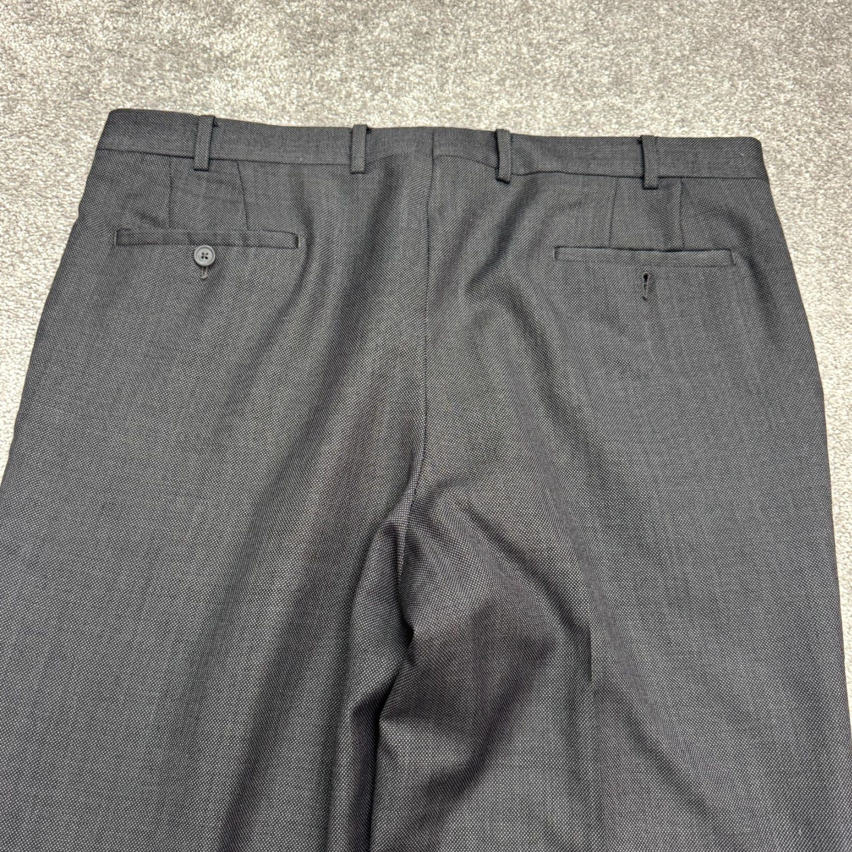 Vintage VINTAGE Linea Naturale Wool Dress Pants Mens 38 Black Straight Leg Italy Business Classic Size US 38 / EU 54 - 4 Thumbnail