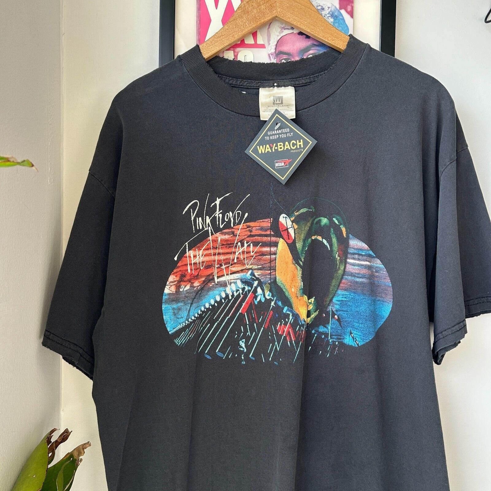 Vintage VINTAGE | PINK FLOYD The Wall Winterland Band T-Shirt sz XL Size US XL / EU 56 / 4 - 2 Thumbnail