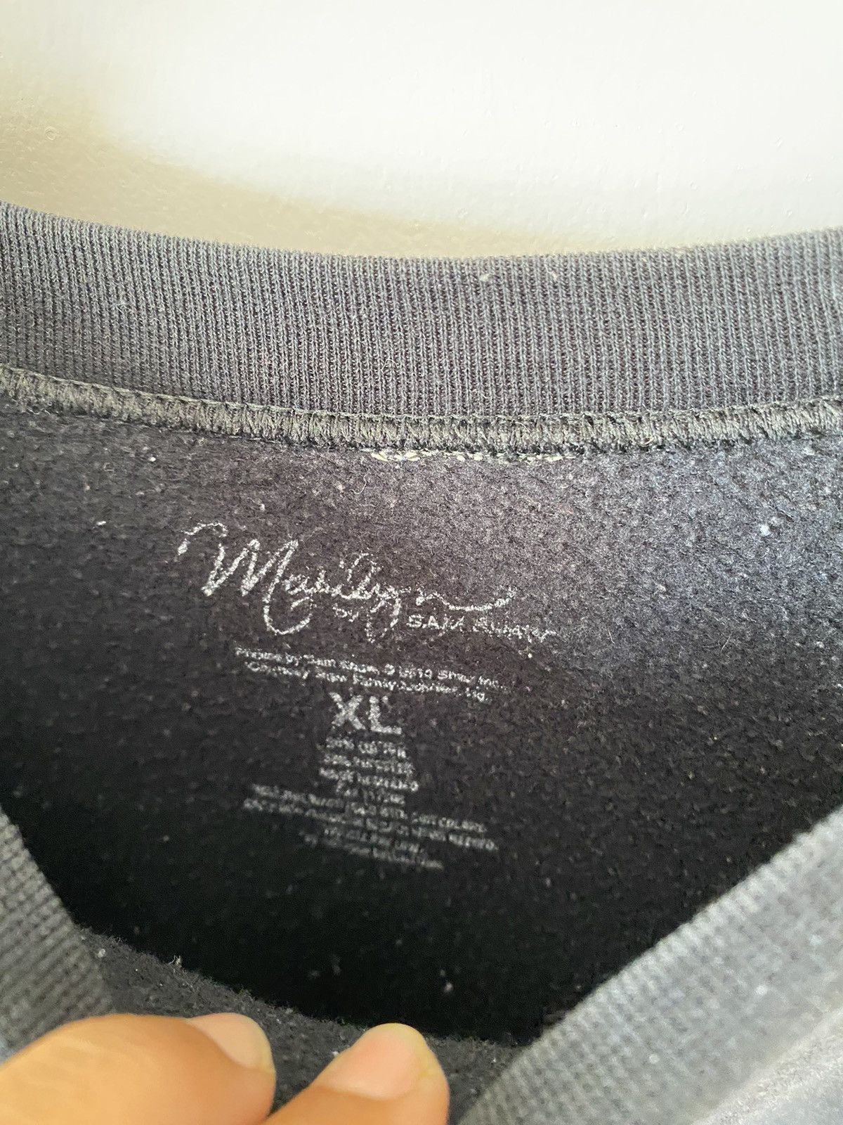 Vintage Vintage marilyn Monroe y2k retro sweatshirt Size US XL / EU 56 / 4 - 3 Thumbnail