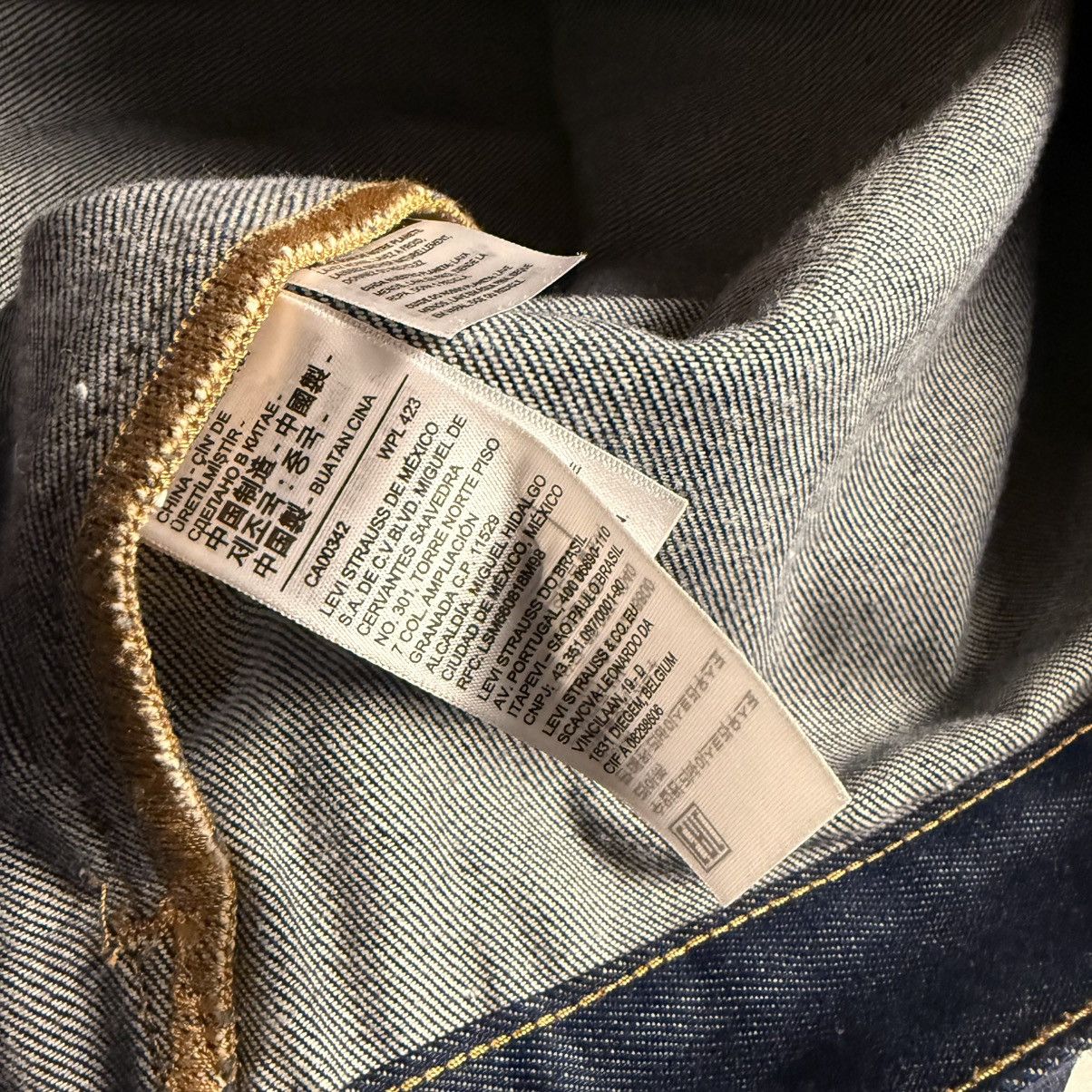 DENIM TEARS × Levi's × Stussy Stussy x Denim Tears Levi’s Type 2 Jacket Raw Size US XXL / EU 58 / 5 - 7 Thumbnail