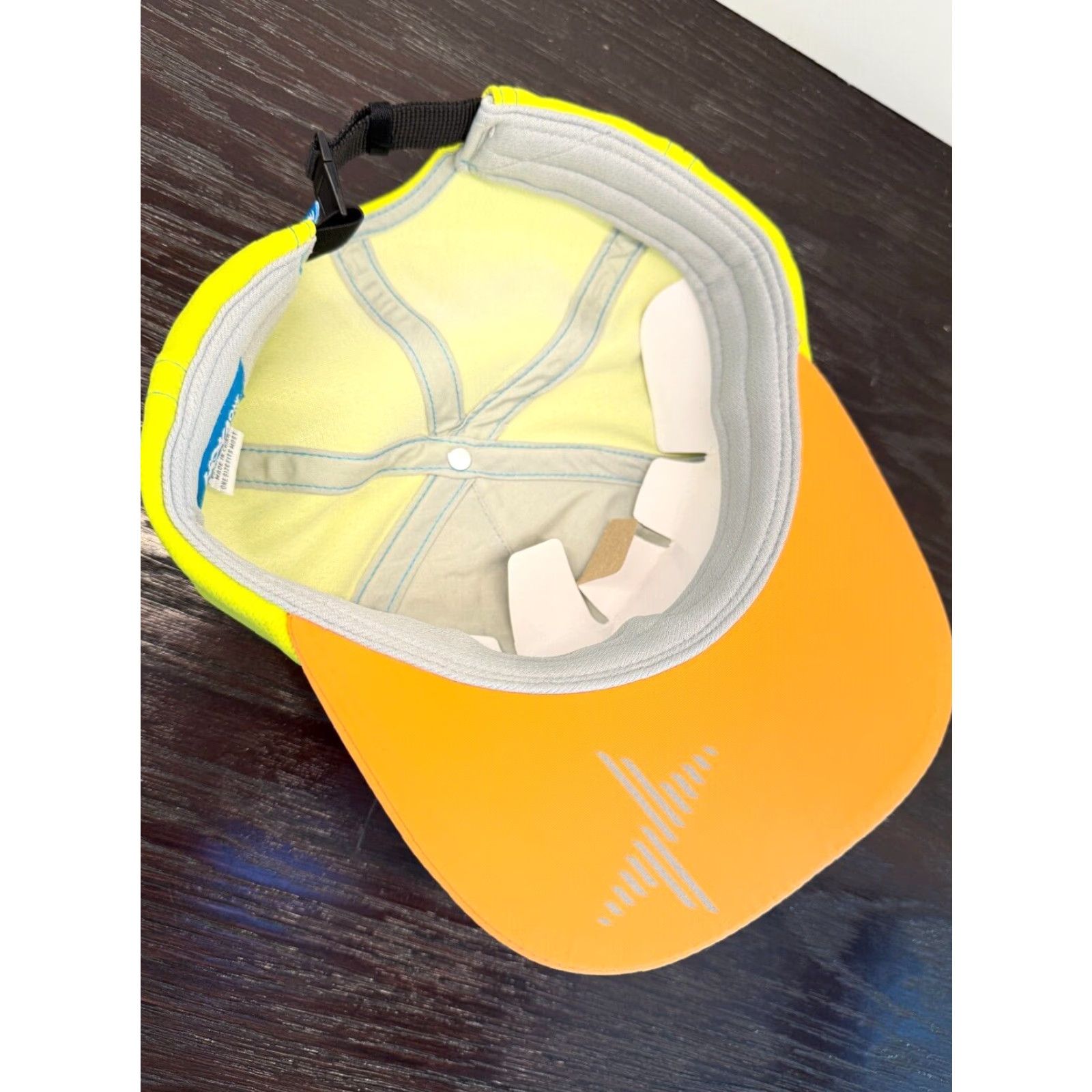 Vintage Hoka One One Mens Adjustable Strapback Baseball Cap Yellow Soft Bill Size ONE SIZE - 6 Thumbnail