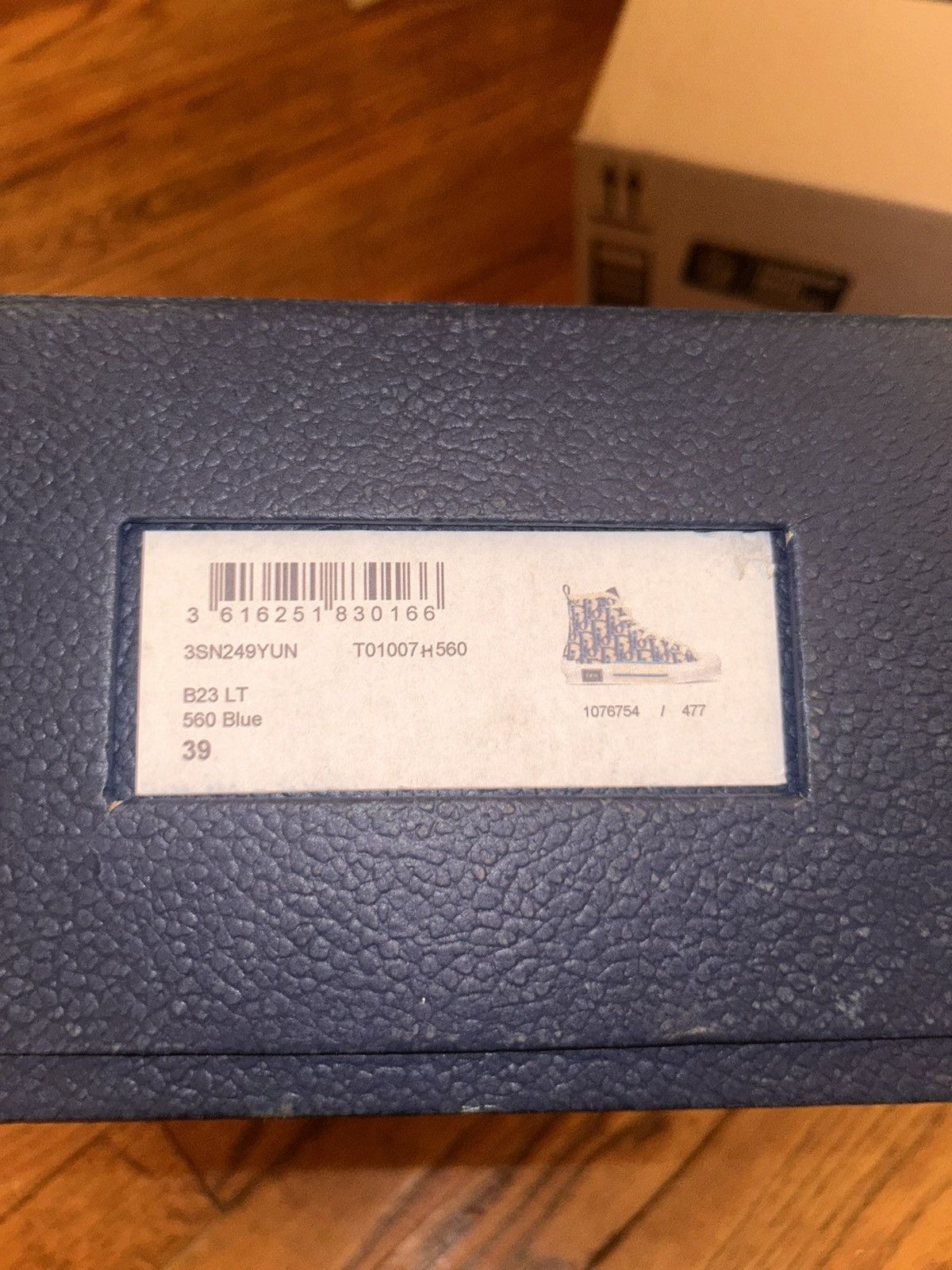 Dior Dior B23 High Beige Black Navy tapestry Size US 6 / EU 39 - 7 Thumbnail