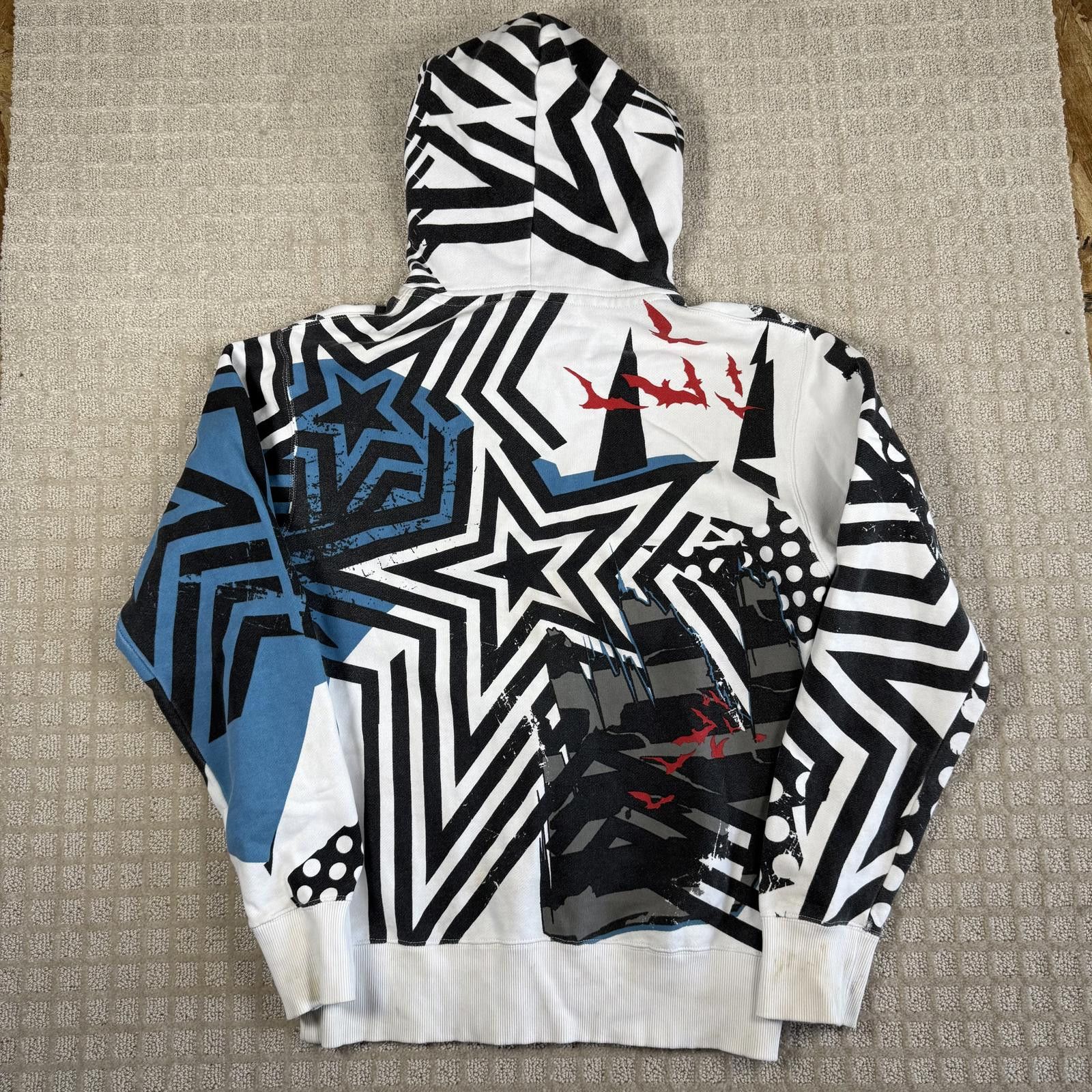 Fox Racing Fox Racing AOP Full Zip Hoodie Medium Y2K Graphic Size US M / EU 48-50 / 2 - 8 Thumbnail