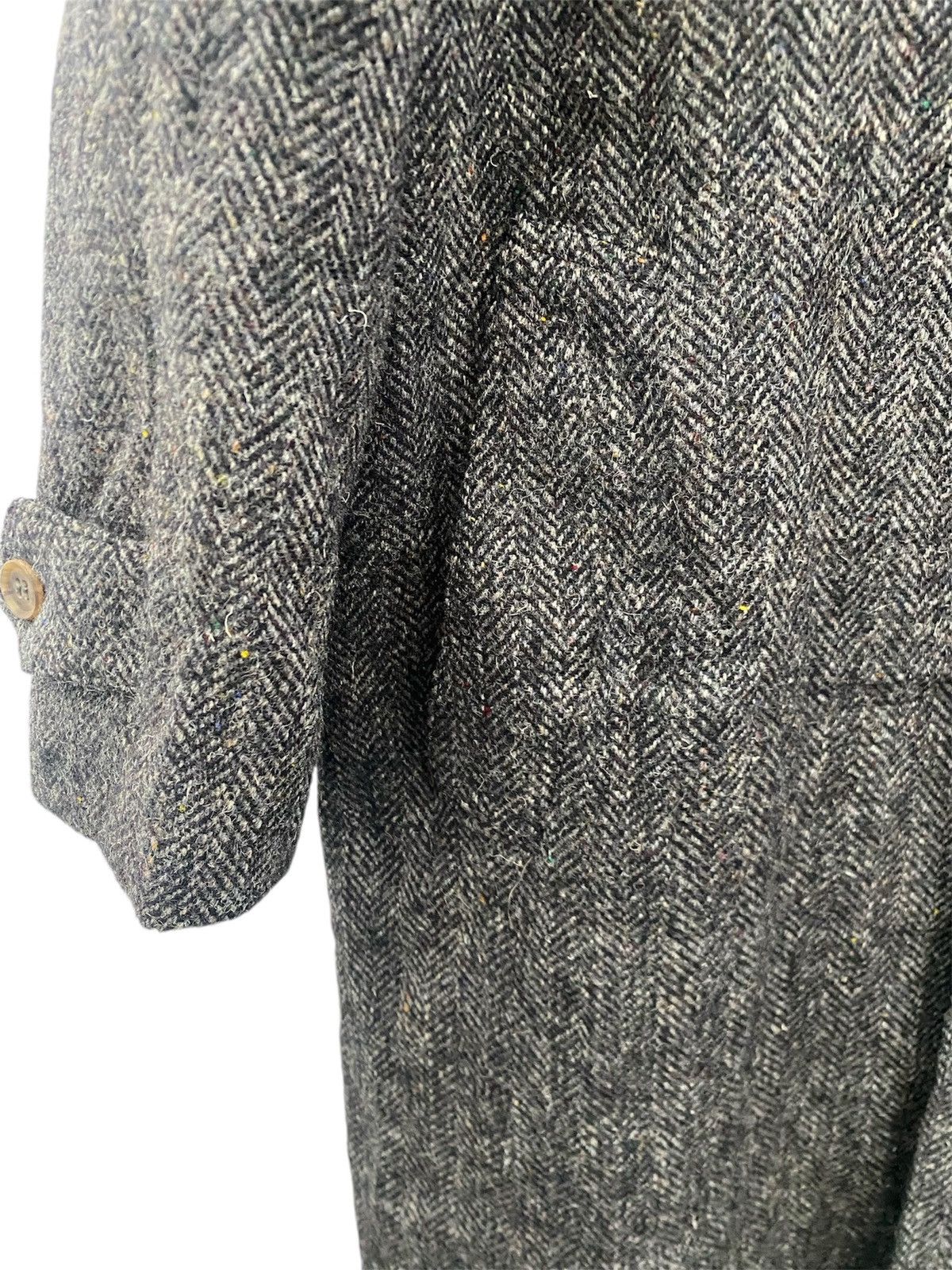 Harris Tweed Legendary Hand Woven Harris Tweed Long Jacket Herringbone Size US M / EU 48-50 / 2 - 6 Thumbnail