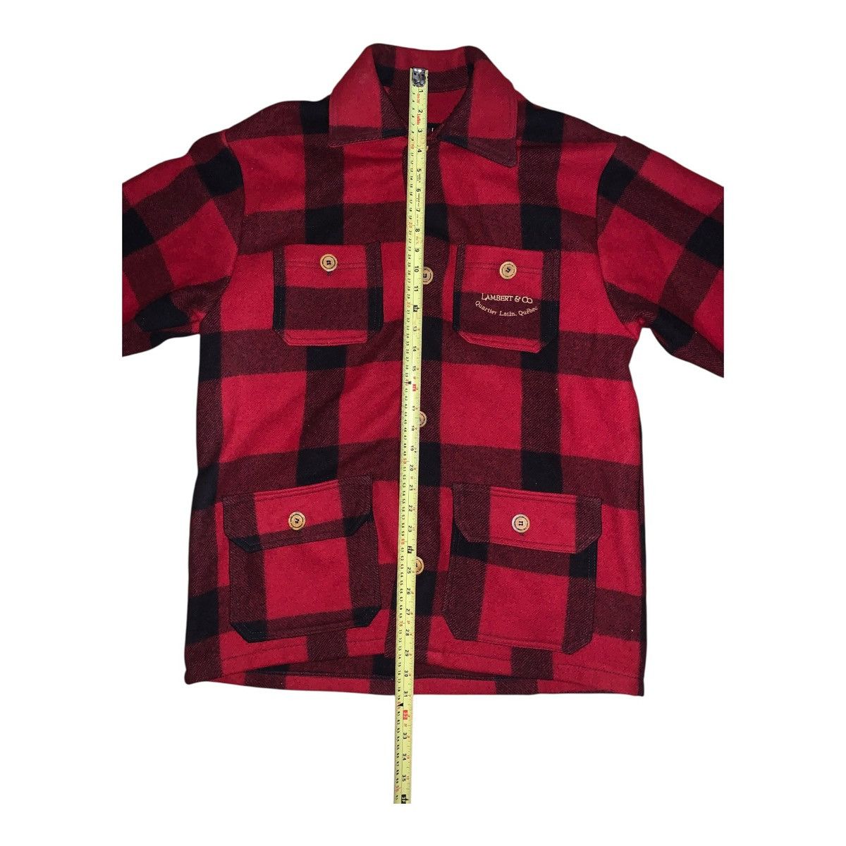 Other RARE Quebec LAMBERT & CO Men’s Medium Red Black Buffalo Size US M / EU 48-50 / 2 - 4 Thumbnail