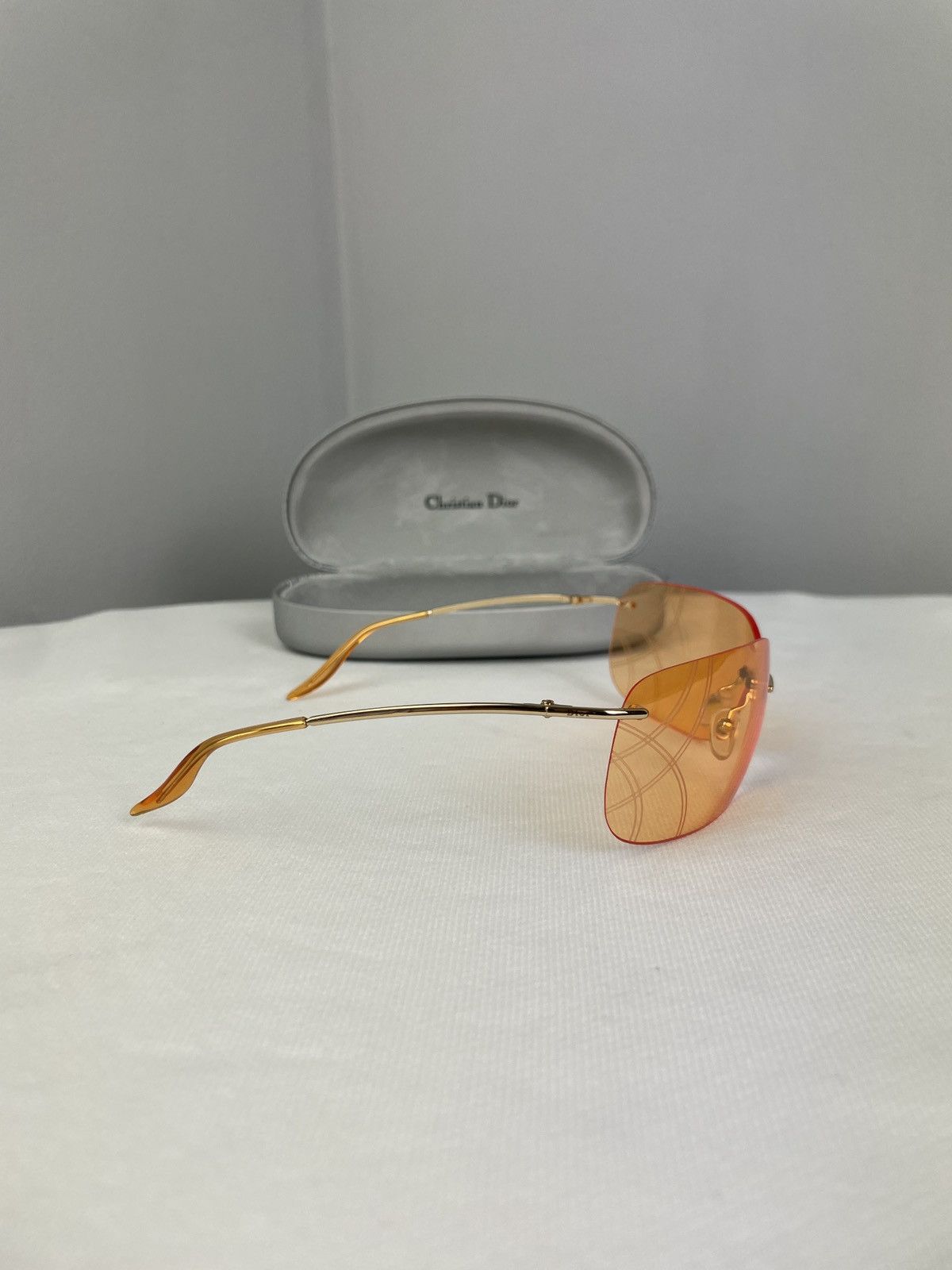 Christian Dior Monsieur Vintage Y2K Christian Dior Bowling Sunglasses With Case Size ONE SIZE - 5 Thumbnail