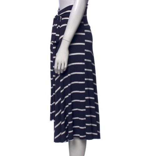 ELAN Elan Nautical Striped Midi Skirt Size 28" / US 6 / IT 42 - 4 Thumbnail