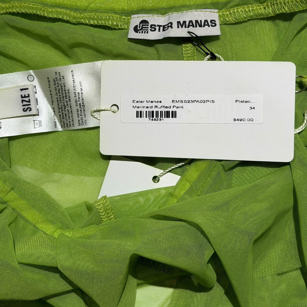 Other Ester Manas mermaid ruffled pant Size 27" / US 4 / IT 40 - 2 Thumbnail