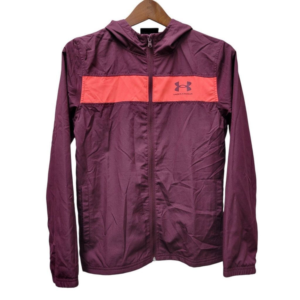 Under Armour Under Armour Full-Zip Windbreaker Hoodie Long-Sleeves Large Size US M / EU 48-50 / 2 - 2 Thumbnail