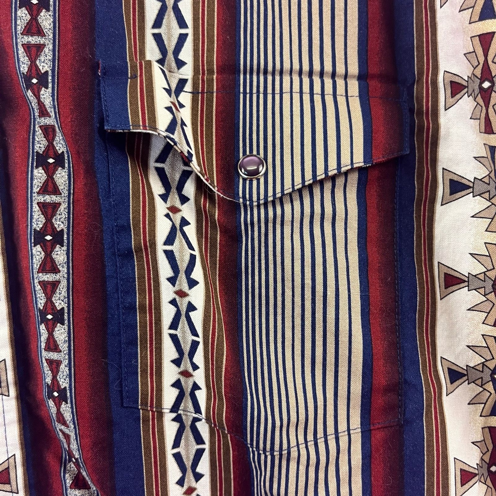 Panhandle Slim Vintage 90's Panhandle Slim Pearl Snap Shirt XL Fair Isle Size US XL / EU 56 / 4 - 8 Thumbnail