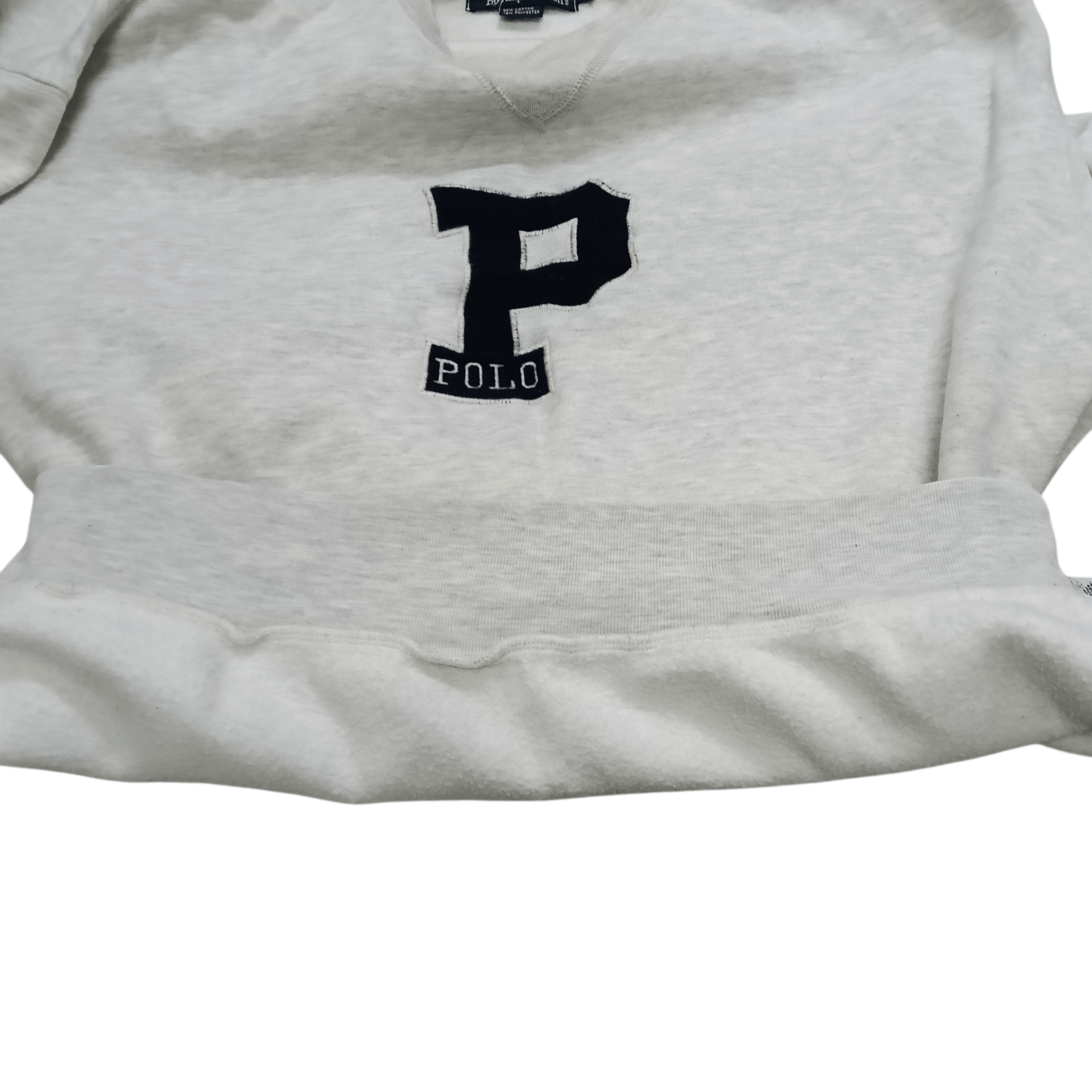 Polo Ralph Lauren Vintage 90s Polo Ralph Lauren Big Logo Sweatshirt Size US L / EU 52-54 / 3 - 5 Thumbnail