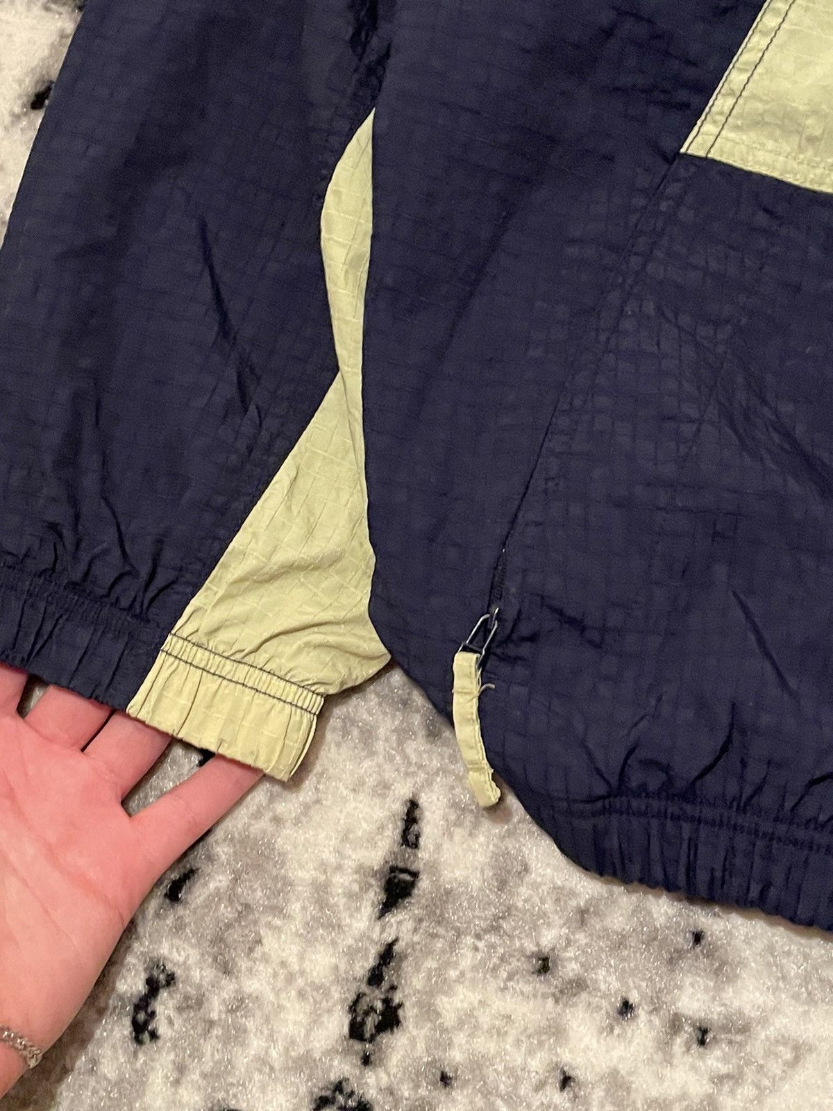 Nike × Vintage Vintage Nike Y2K Distressed central swoosh Anorak jacket Size US XL / EU 56 / 4 - 7 Thumbnail