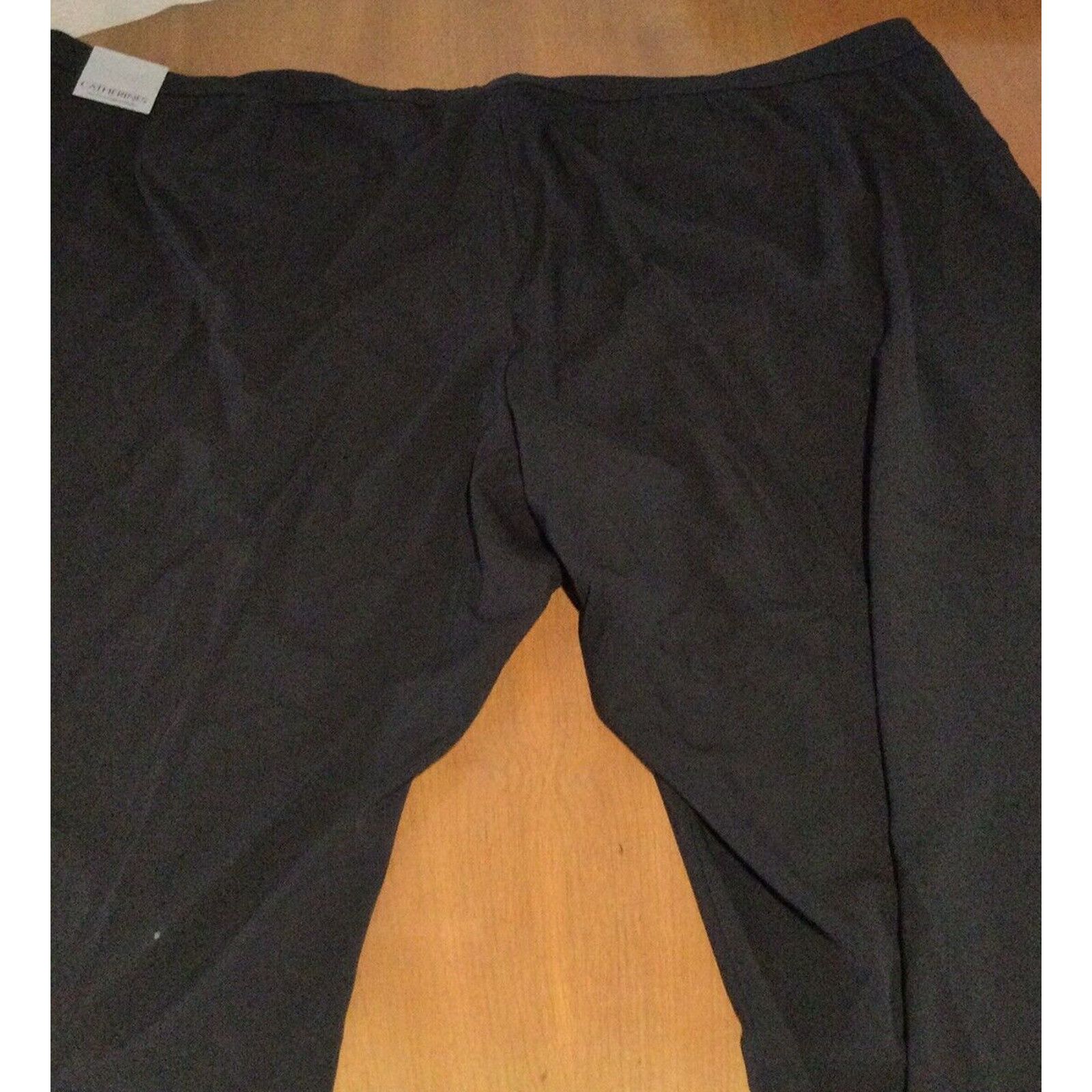 Other Catherine's Black Petite Elastic Waist Pant Size 34WP NWT Size 24" / US 00 / IT 34 - 12 Thumbnail