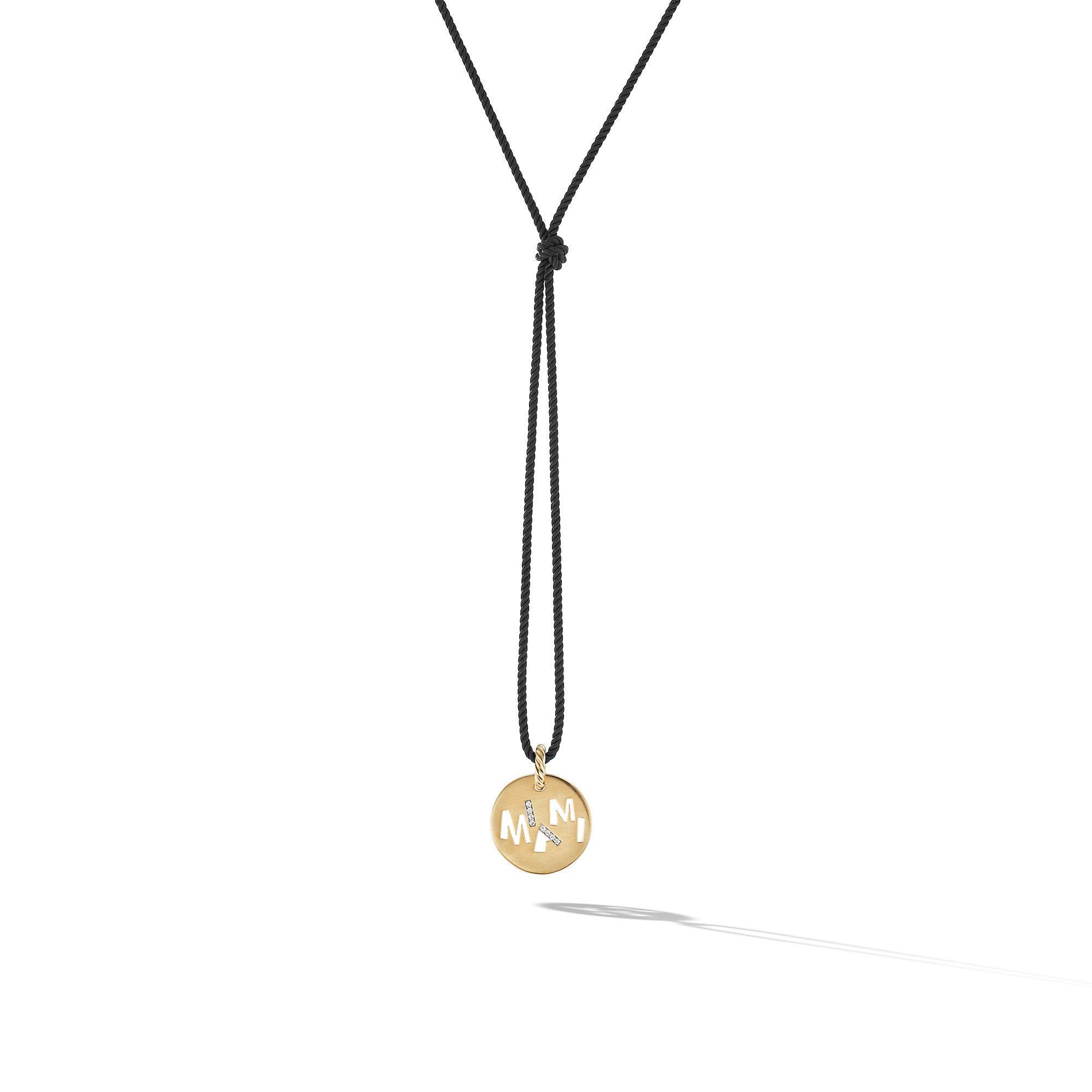 David Yurman o1w1db10525 N17504DNecklace in 18K Yellow Gold with Diamonds Size ONE SIZE - 1 Thumbnail