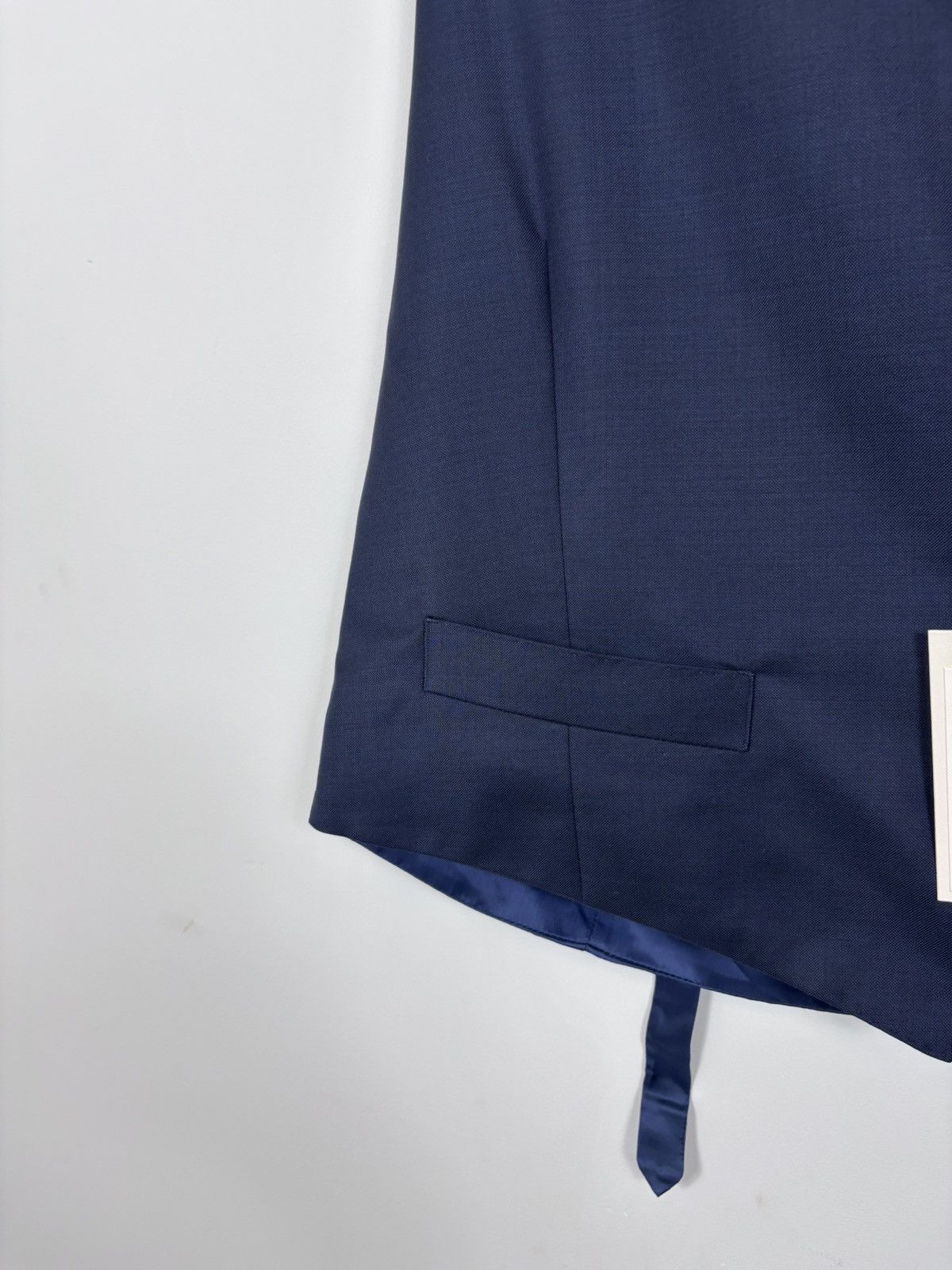 Suitsupply Suitsupply Lazio Men’s Navy Blue Wool Waistcoat Vest Size 52S - 6 Thumbnail