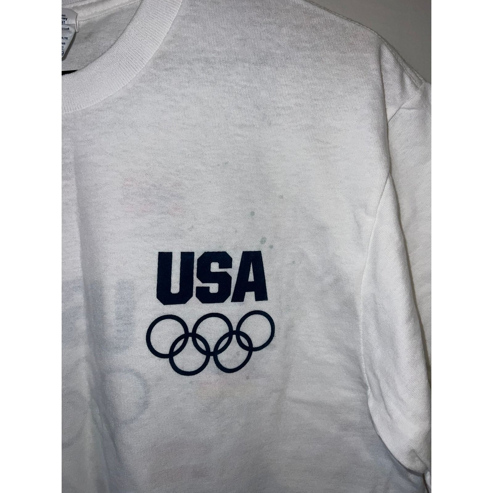 Delta America Olympics Shirt Olympic USA Flag Graphic Tee Medium Size US M / EU 48-50 / 2 - 3 Thumbnail