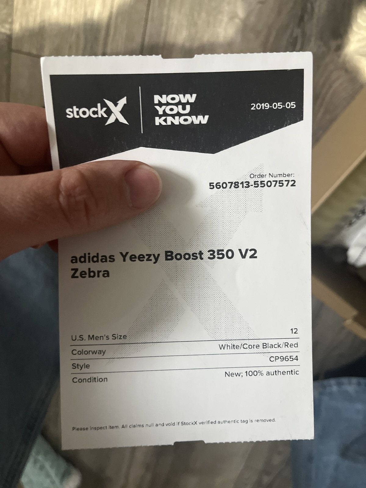 Yeezy Yeezy zebra v2 Size US 12 / EU 45 - 3 Thumbnail