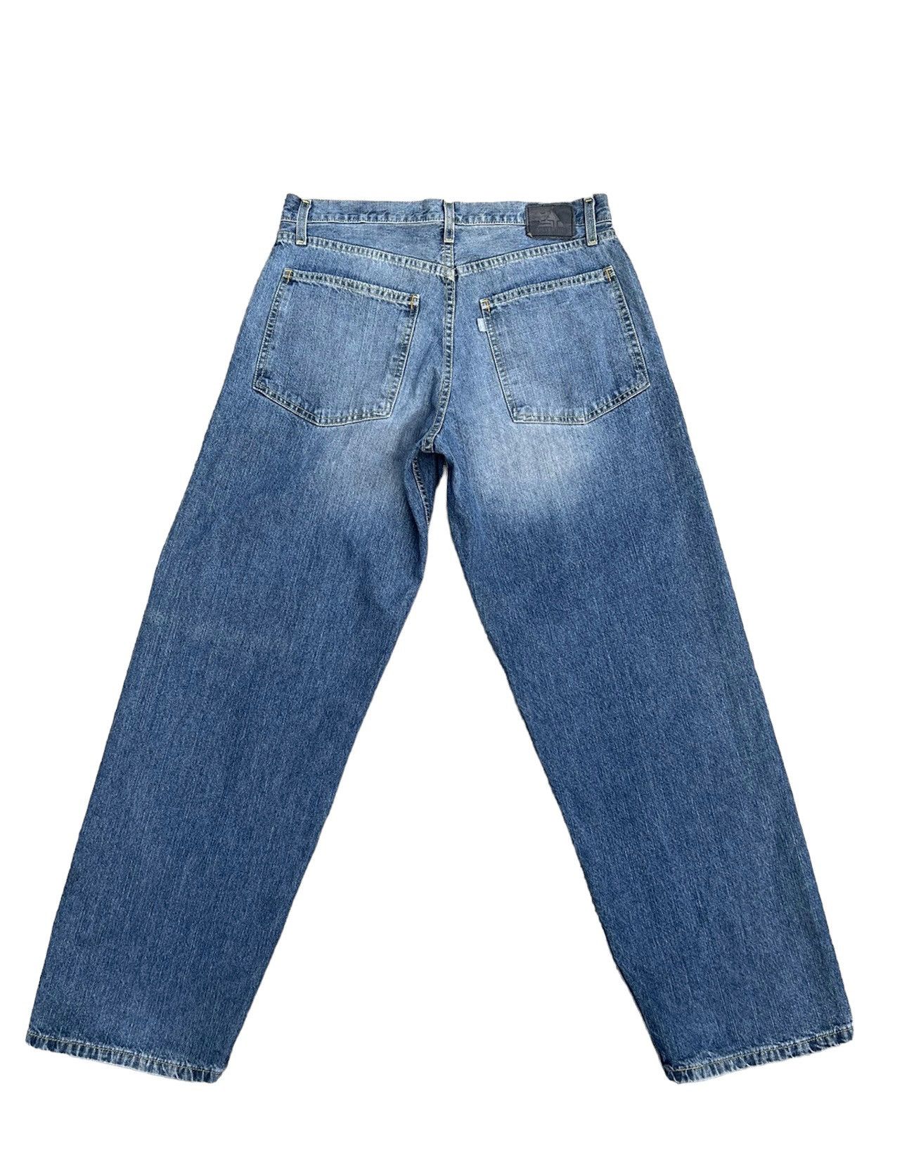 Levi's × Vintage Vintage 2004 Levi’s Silvertab Faded Denim Baggy Jeans Size US 33 - 2 Thumbnail