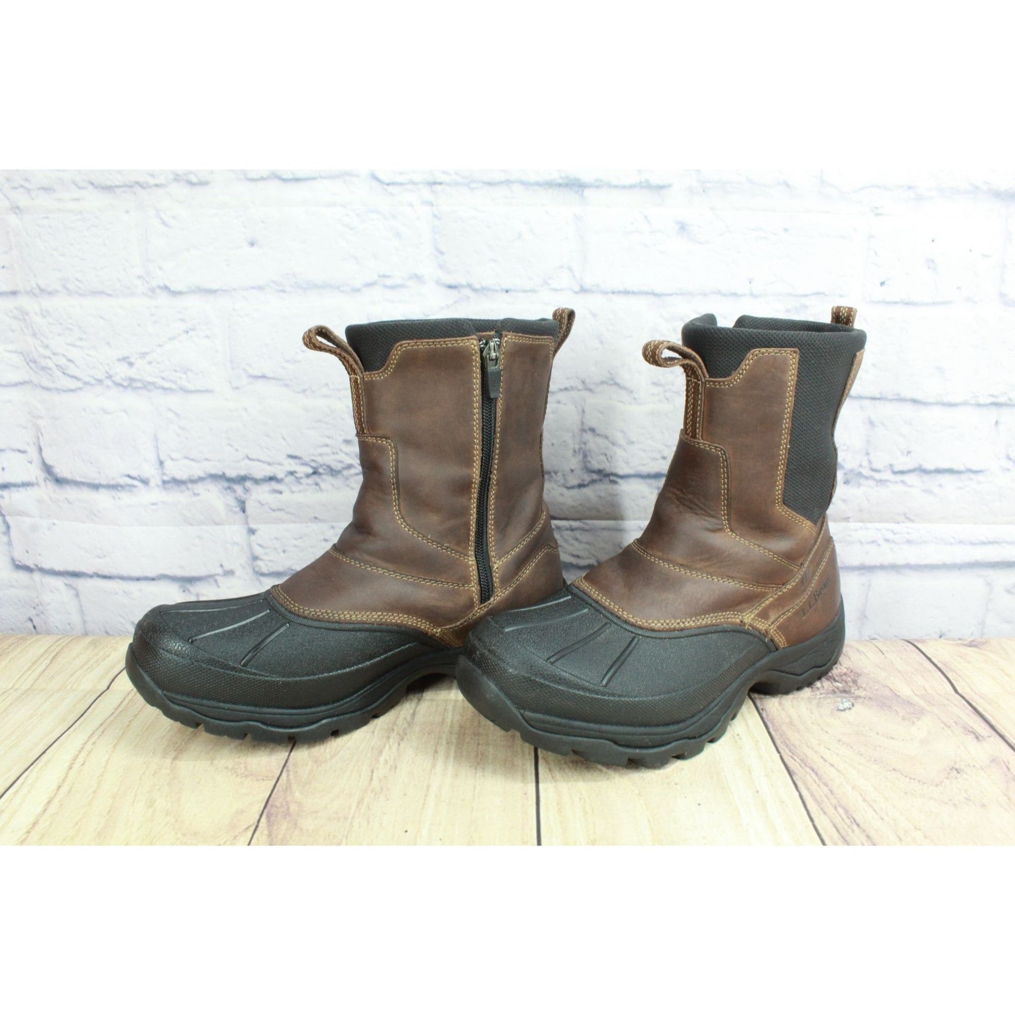 L.L. Bean × Leather LL Bean Storm Chaser Duck Boots Brown Leather Men's Size 7 M Size US 7 / EU 40 - 2 Thumbnail