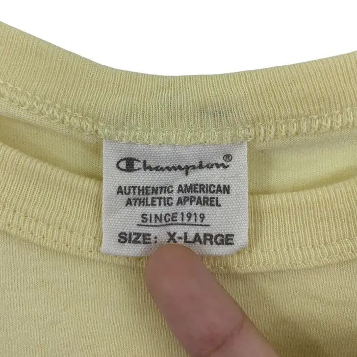 Champion Vintage CHAMPION MASSACHUSETTS UNIVERSITY Tee Shirt Size XL / US 12-14 / IT 48-50 - 7 Thumbnail
