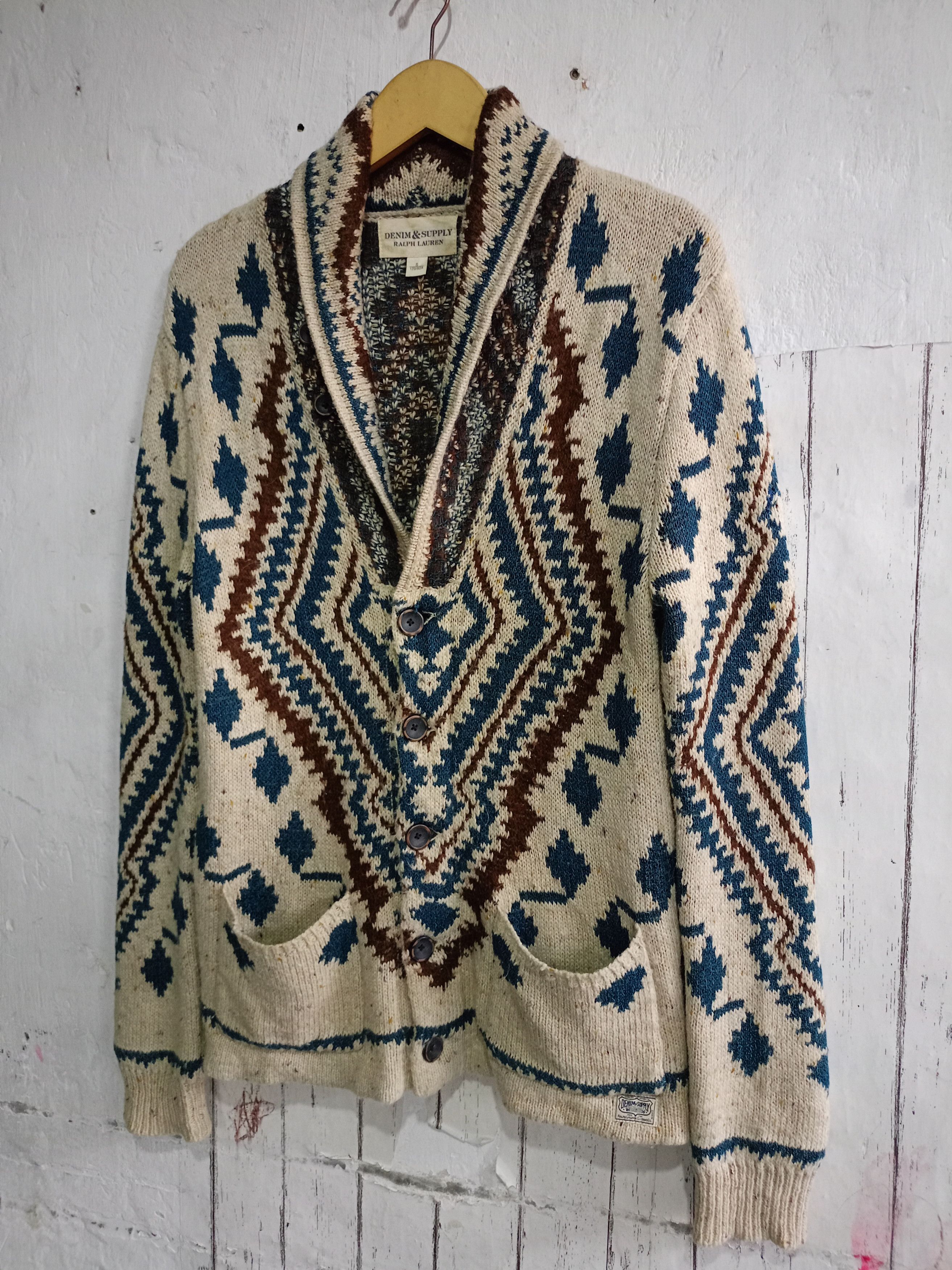 Vintage Denim Suplay Ralph Lauren Navajo Knitwear Size US S / EU 44-46 / 1 - 3 Thumbnail