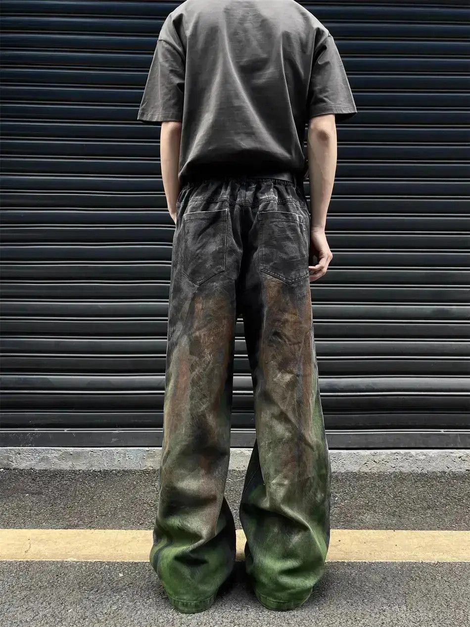 Japanese Brand Hip hop straight leg floor mop jeans Size US 32 / EU 48 - 4 Thumbnail