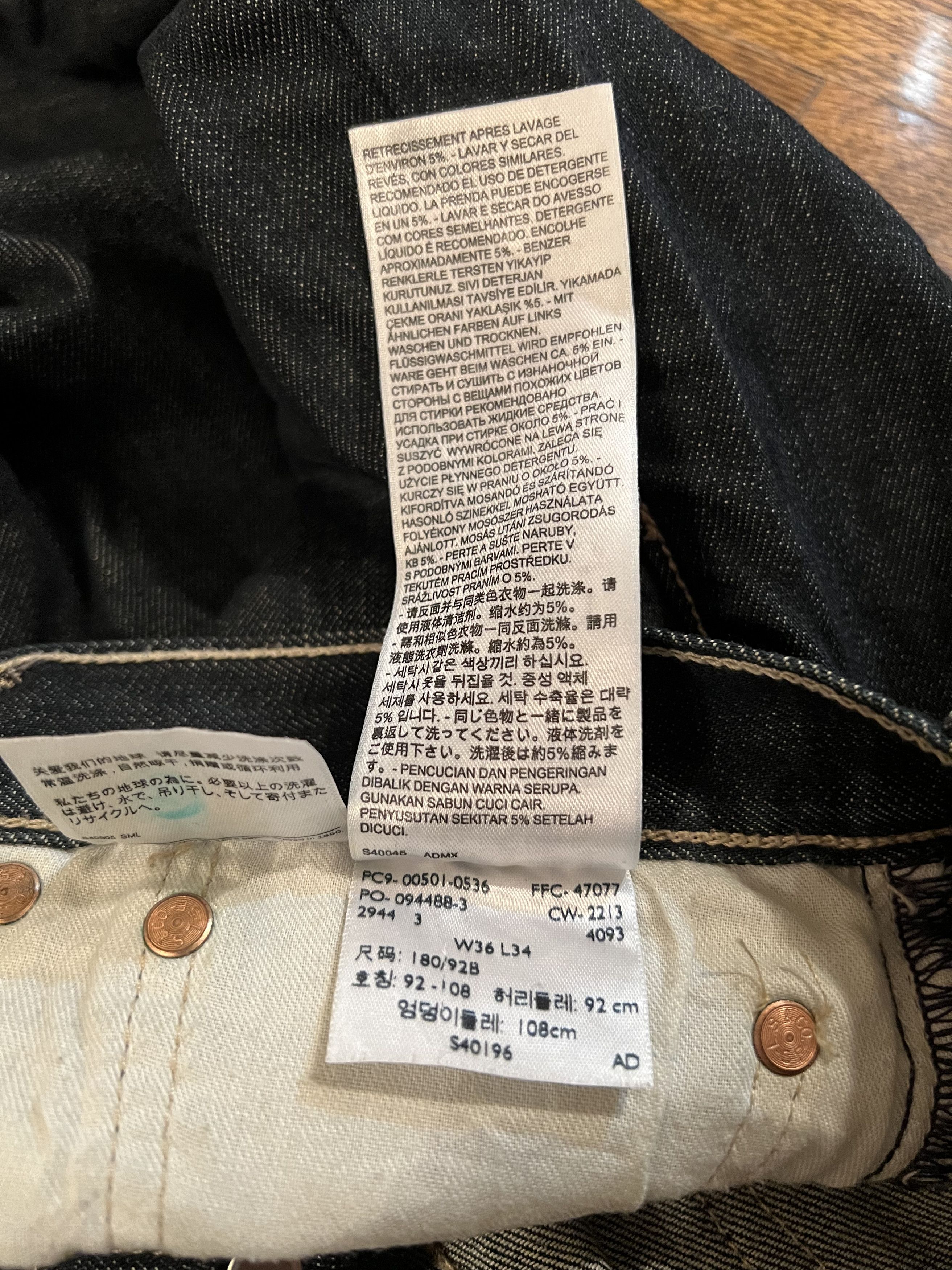 Levi's Levi's 501 Blue Denim Jeans Size US 36 / EU 52 - 9 Thumbnail
