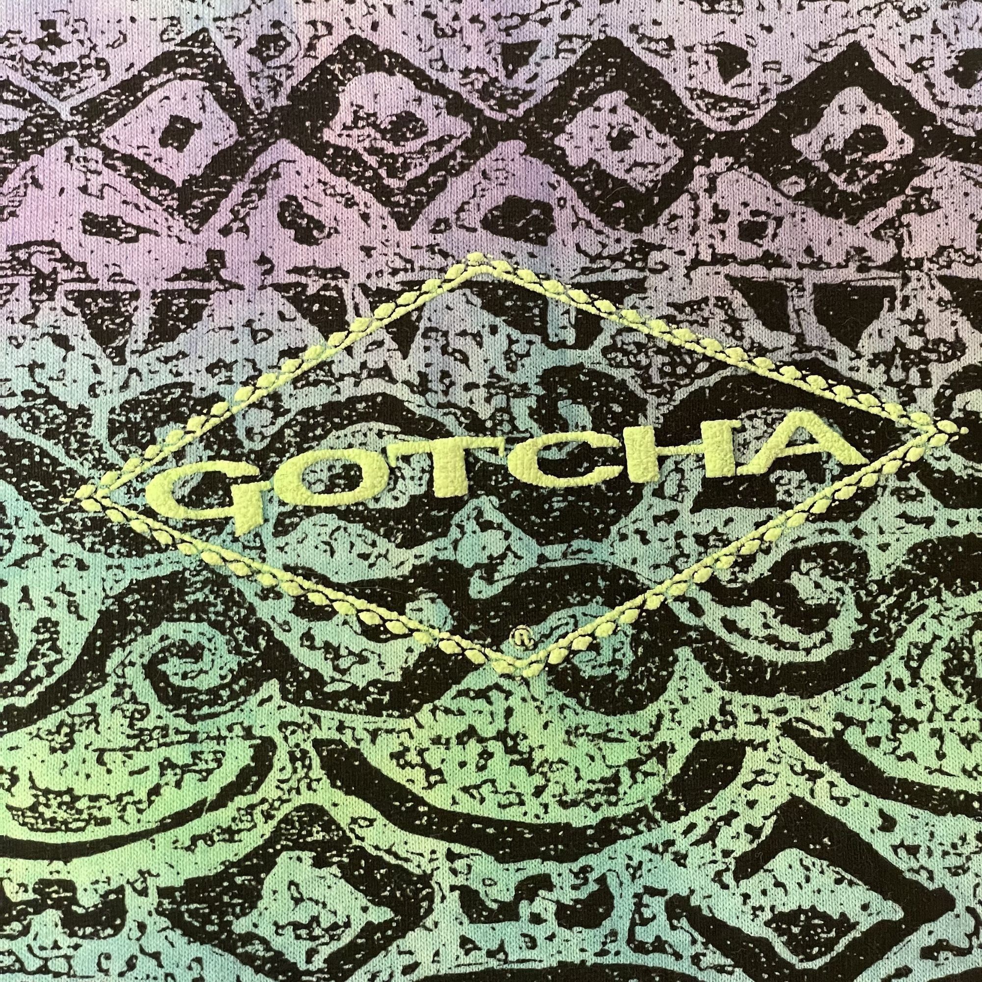 Gotcha NEW NWT Deadstock Vtg GOTCHA NEON Electric Wave T Shirt Size US M / EU 48-50 / 2 - 6 Thumbnail
