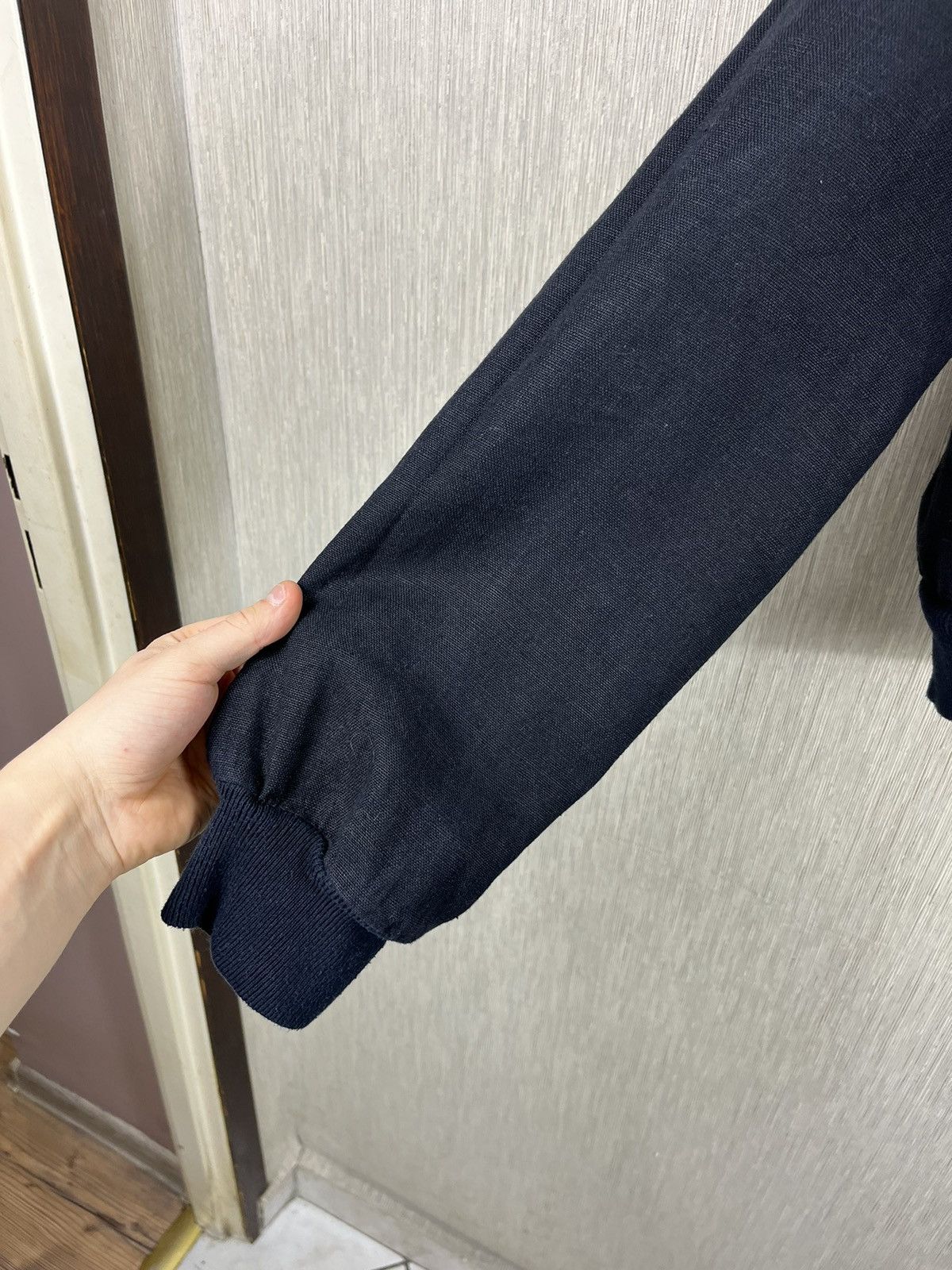 Other Post Card linen cropped navy bomber jacket boxy riri luxury Size XL / US 12-14 / IT 48-50 - 12 Thumbnail