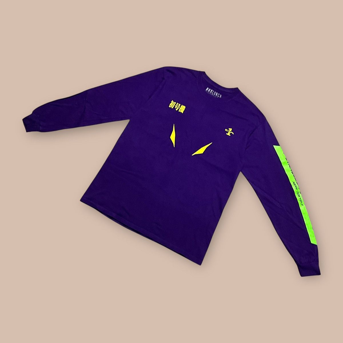 Anime BoxLunch Exclusive X Neon Genesis Evangelion Eva L/S Tee Size US M / EU 48-50 / 2 - 2 Thumbnail