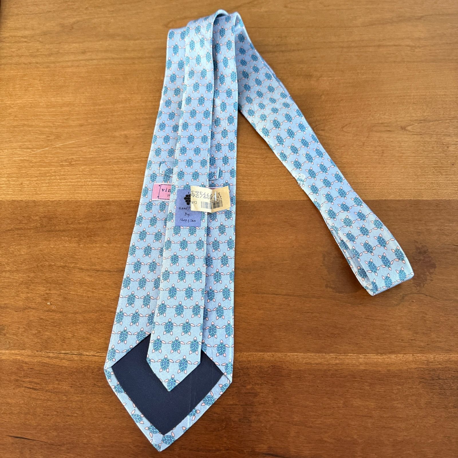 Other Vineyard Vines Men's Silk Sea Turtle Print Necktie Size ONE SIZE - 7 Thumbnail