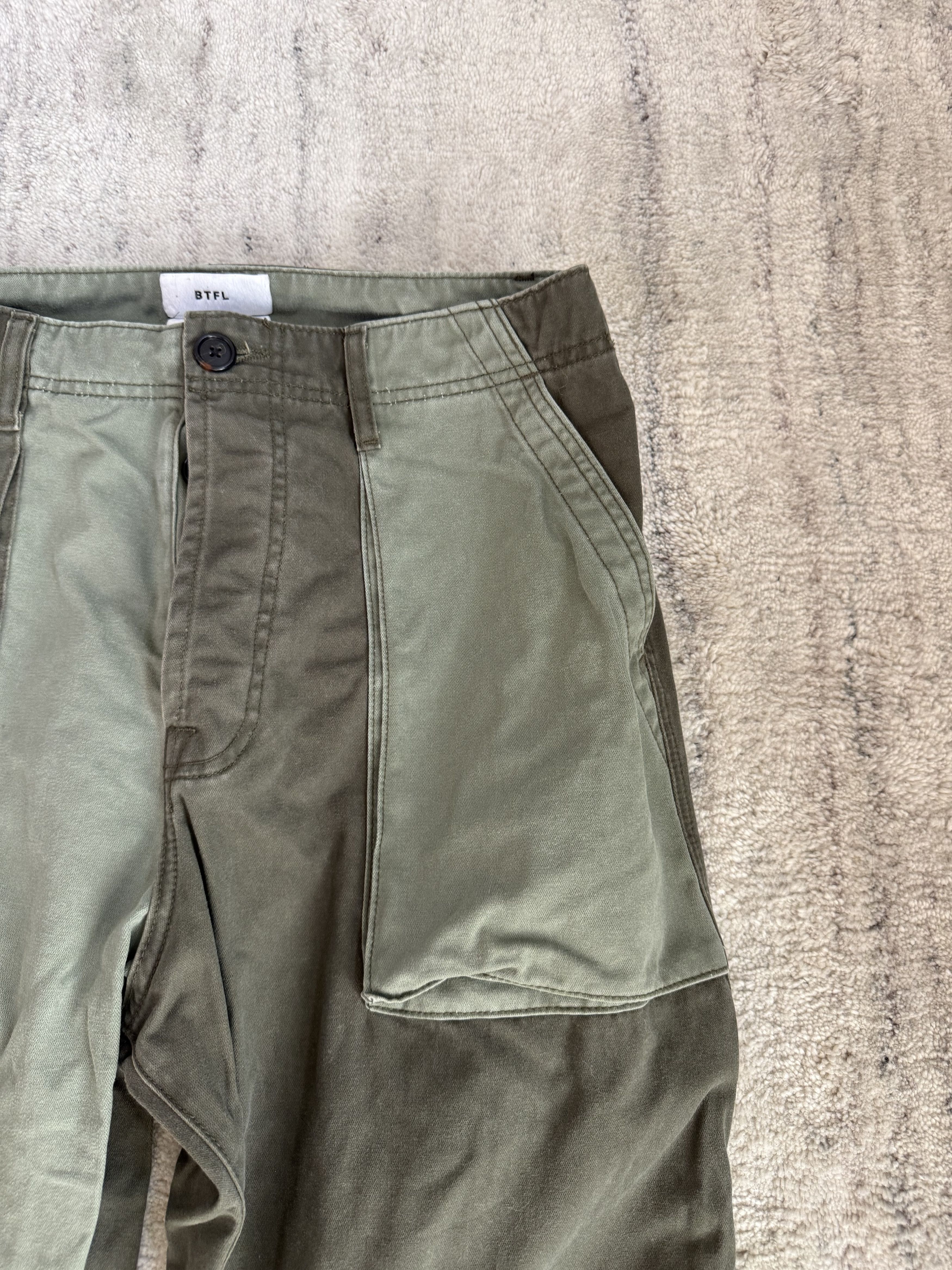 BTFL BTFL Green Patchwork Workwear Pants Size 32 Size US 32 / EU 48 - 7 Thumbnail