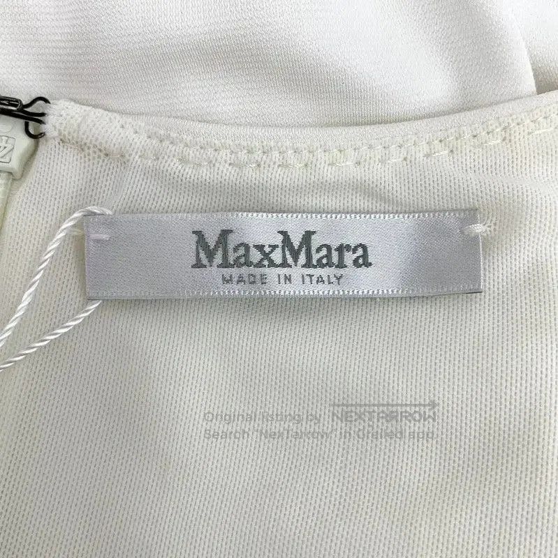 Max Mara MaxMara White Viscose Sleeveless Dress . Size XXS / US 00 / IT 34 - 6 Thumbnail