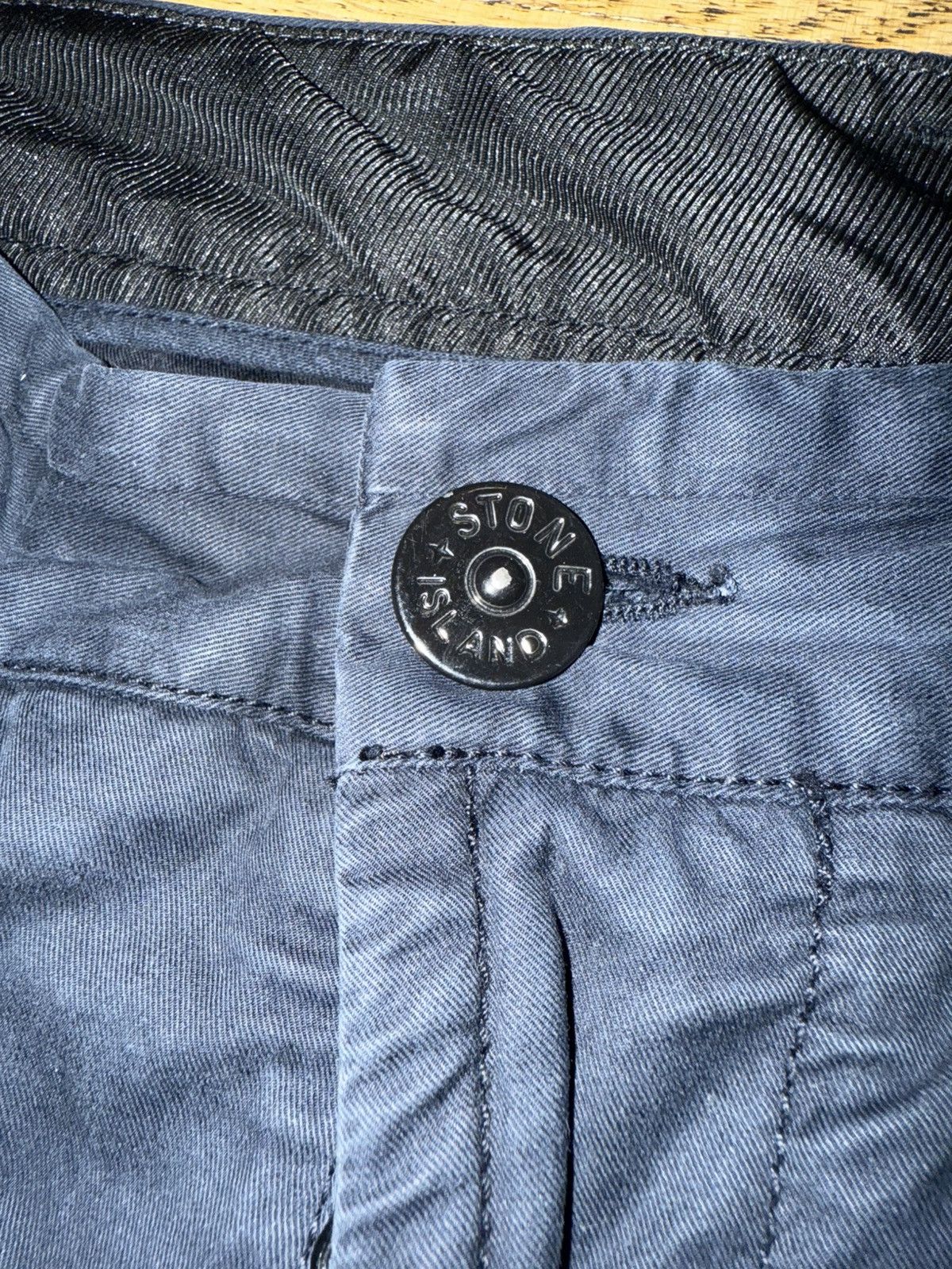Stone Island Navy Blue Stone Island Cargo Shorts Size US 36 / EU 52 - 2 Thumbnail