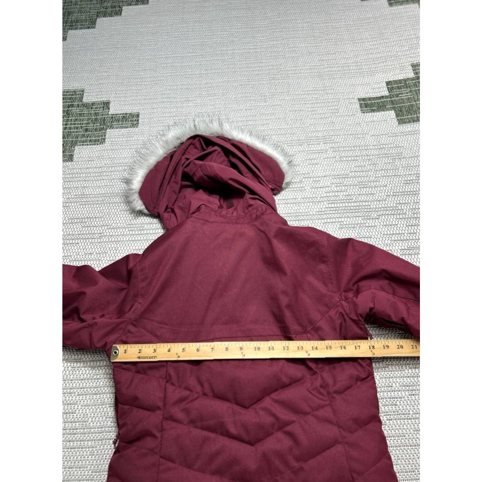 Vintage Columbia Emerald Lake Jacket Womens Small Red Omni-Tech Insulated Parka Size S / US 4 / IT 40 - 6 Thumbnail