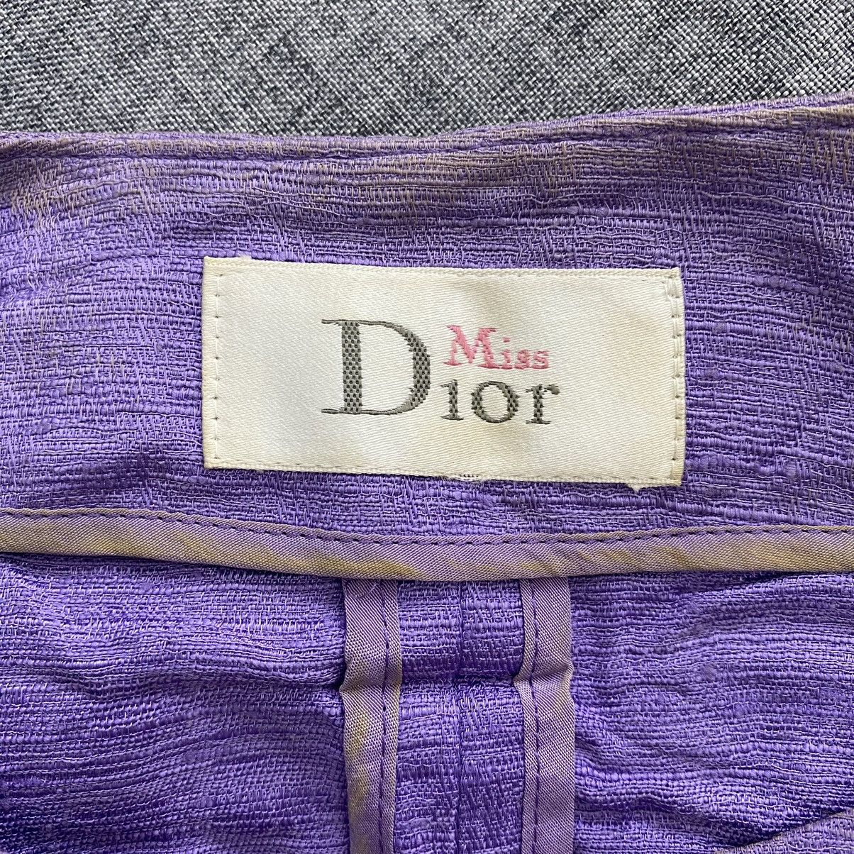 Dior CHRISTIAN MISS DIOR Button Up Purple Dress Jacket Size S / US 4 / IT 40 - 5 Thumbnail