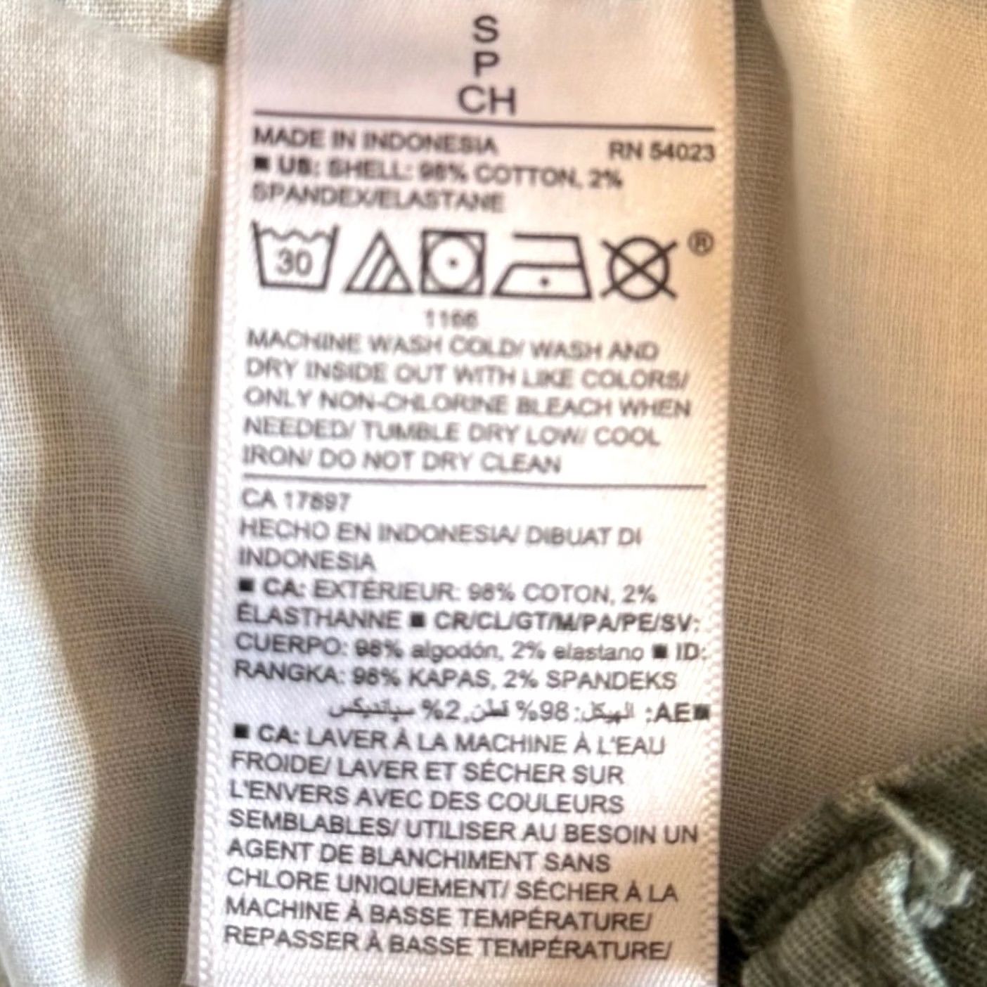 Old Navy VINTAGE Old Navy Easy Chino Pants Women Regular S Green Alpine Tundra Elastic Waist Pockets Twill Casual All Season Womens Size 28" / US 6 / IT 42 - 4 Thumbnail