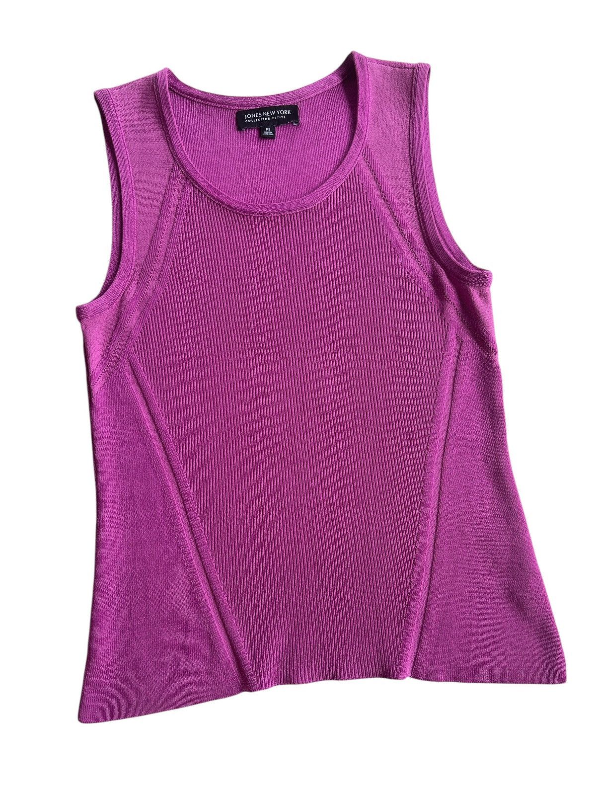 Jones New York Tank Top Fitted Knitted Size S / US 4 / IT 40 - 4 Thumbnail