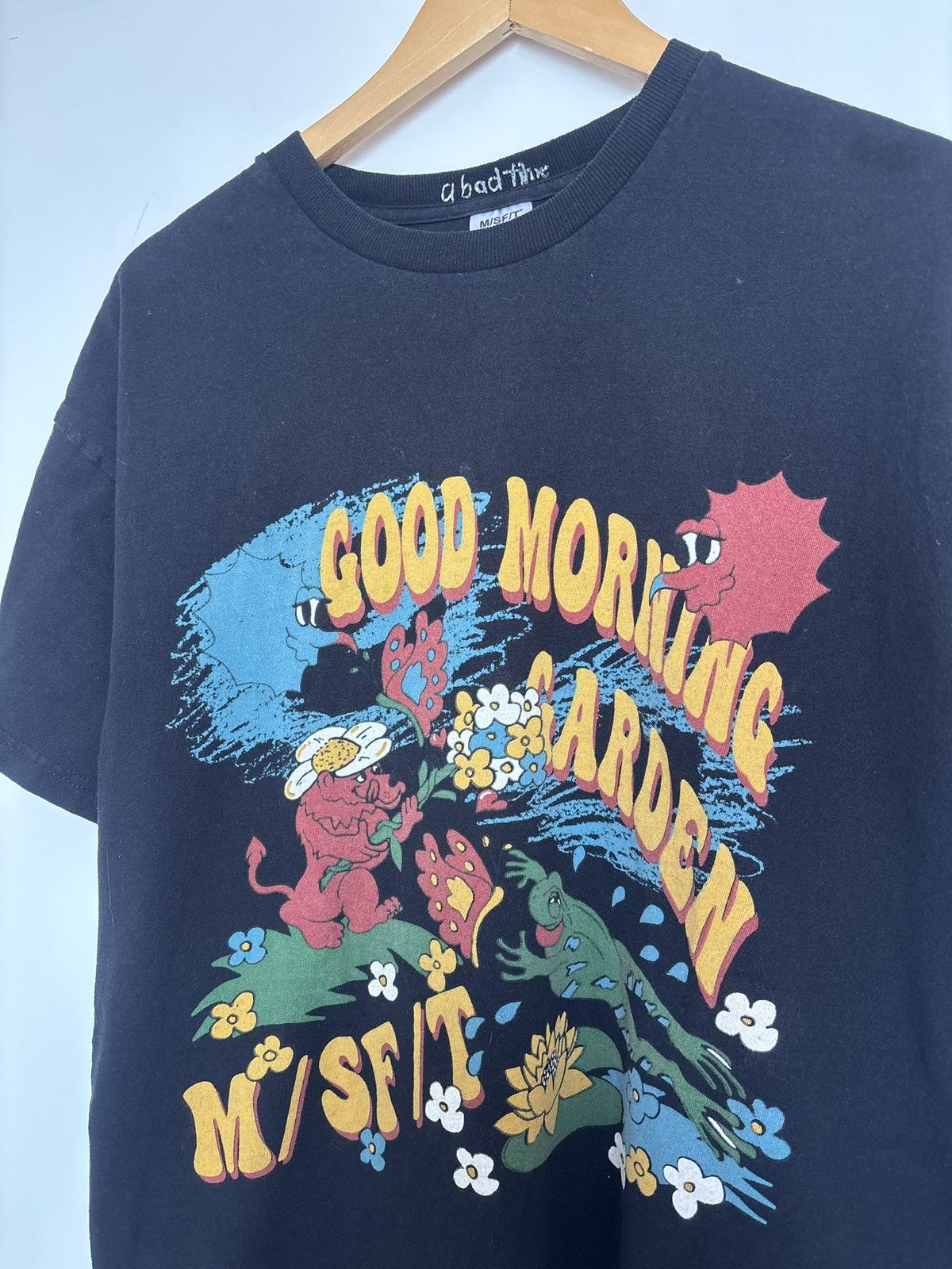 Msftsrep Misfit Good Morning Garden Tee Black Medium Size US M / EU 48-50 / 2 - 2 Thumbnail