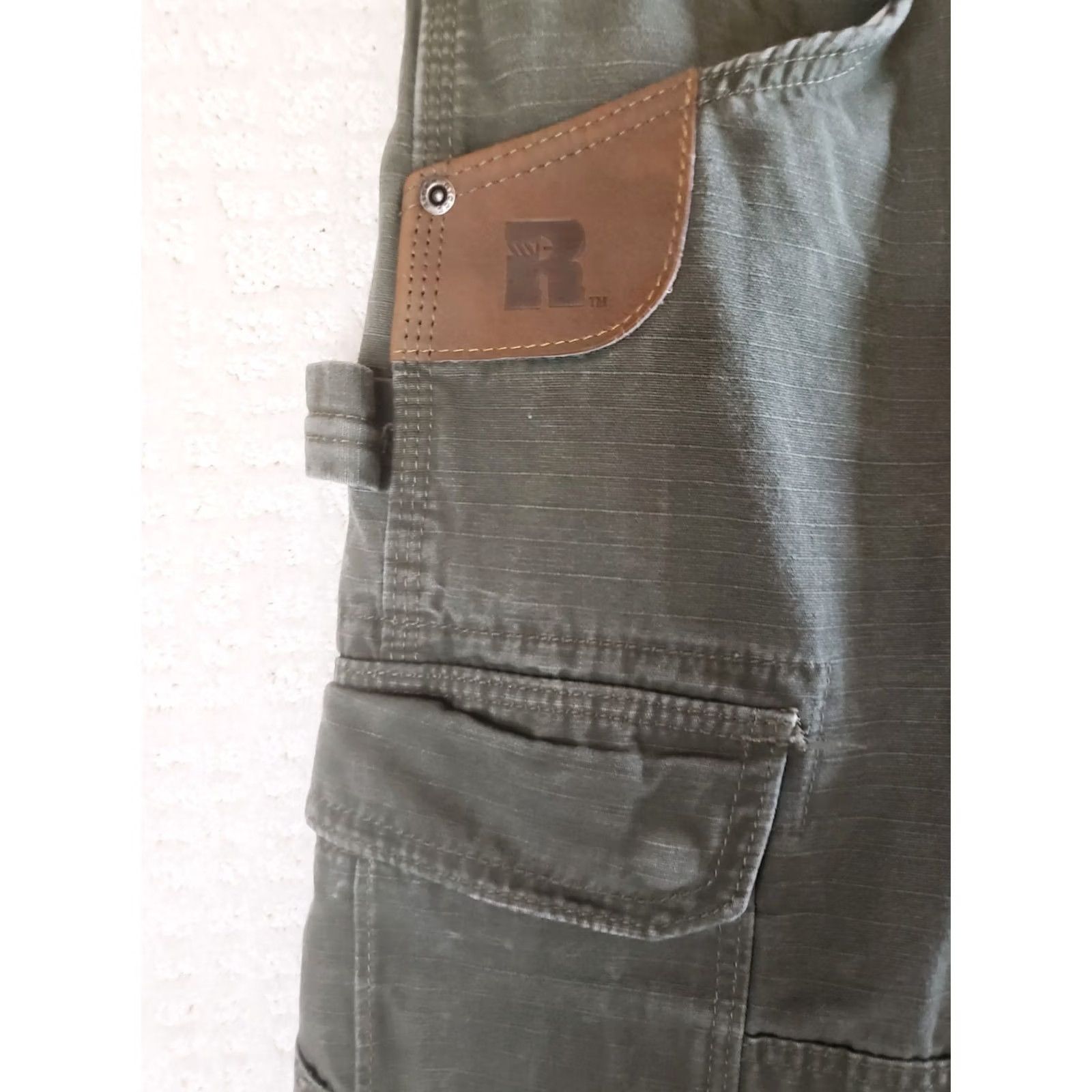 Wrangler Wrangler Riggs Workwear Pants Men's Green 36x34 Double Knee RipStop 3W060LD Size US 36 / EU 52 - 5 Thumbnail