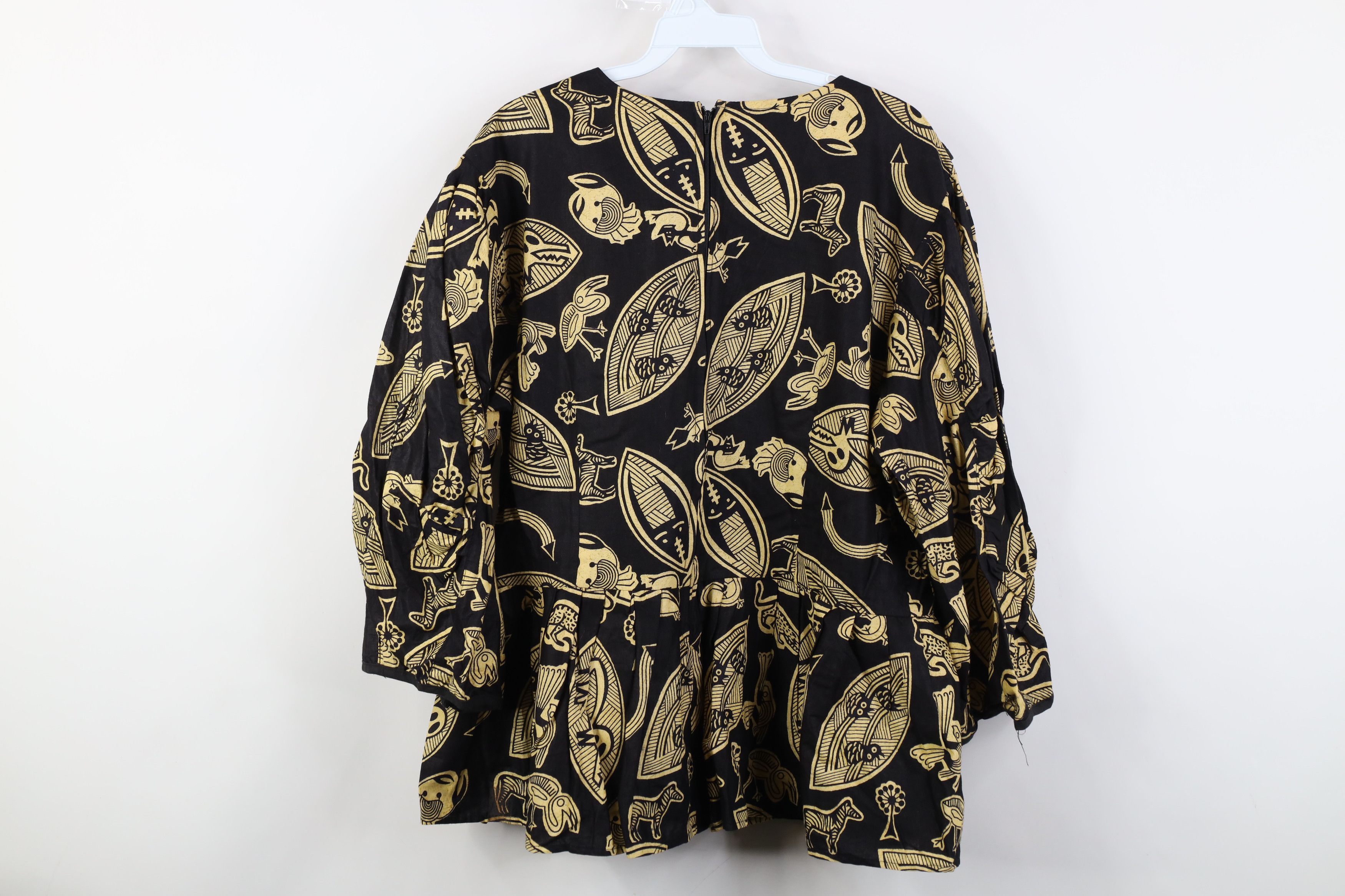 Vintage Vintage 70s Streetwear Art Frilled Blouse Shirt Top USA Size L / US 10 / IT 46 - 10 Thumbnail