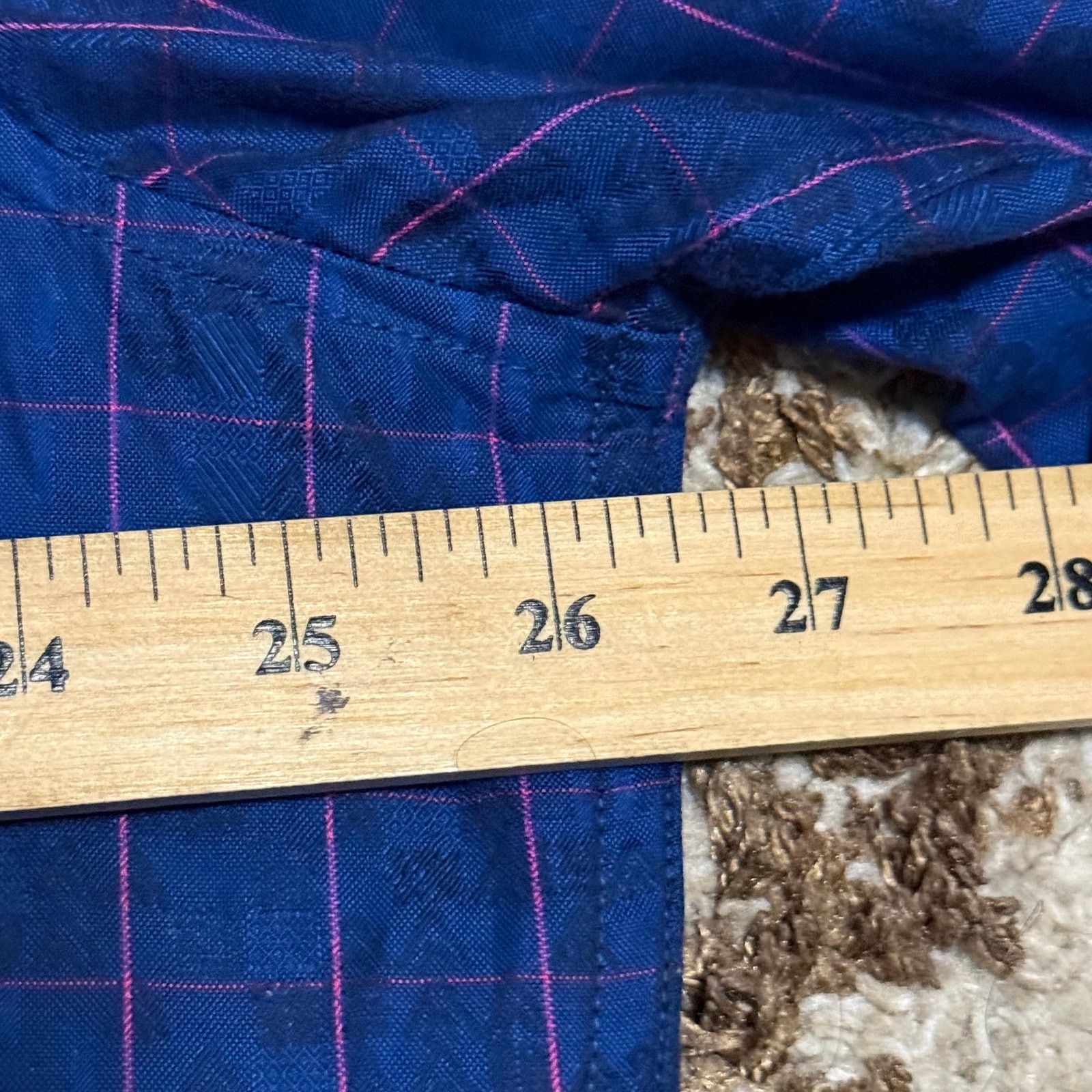 Robert Graham Robert Graham Pineapple Flip Cuff Windowpane Shirt Size 2XL Size US XXL / EU 58 / 5 - 7 Thumbnail