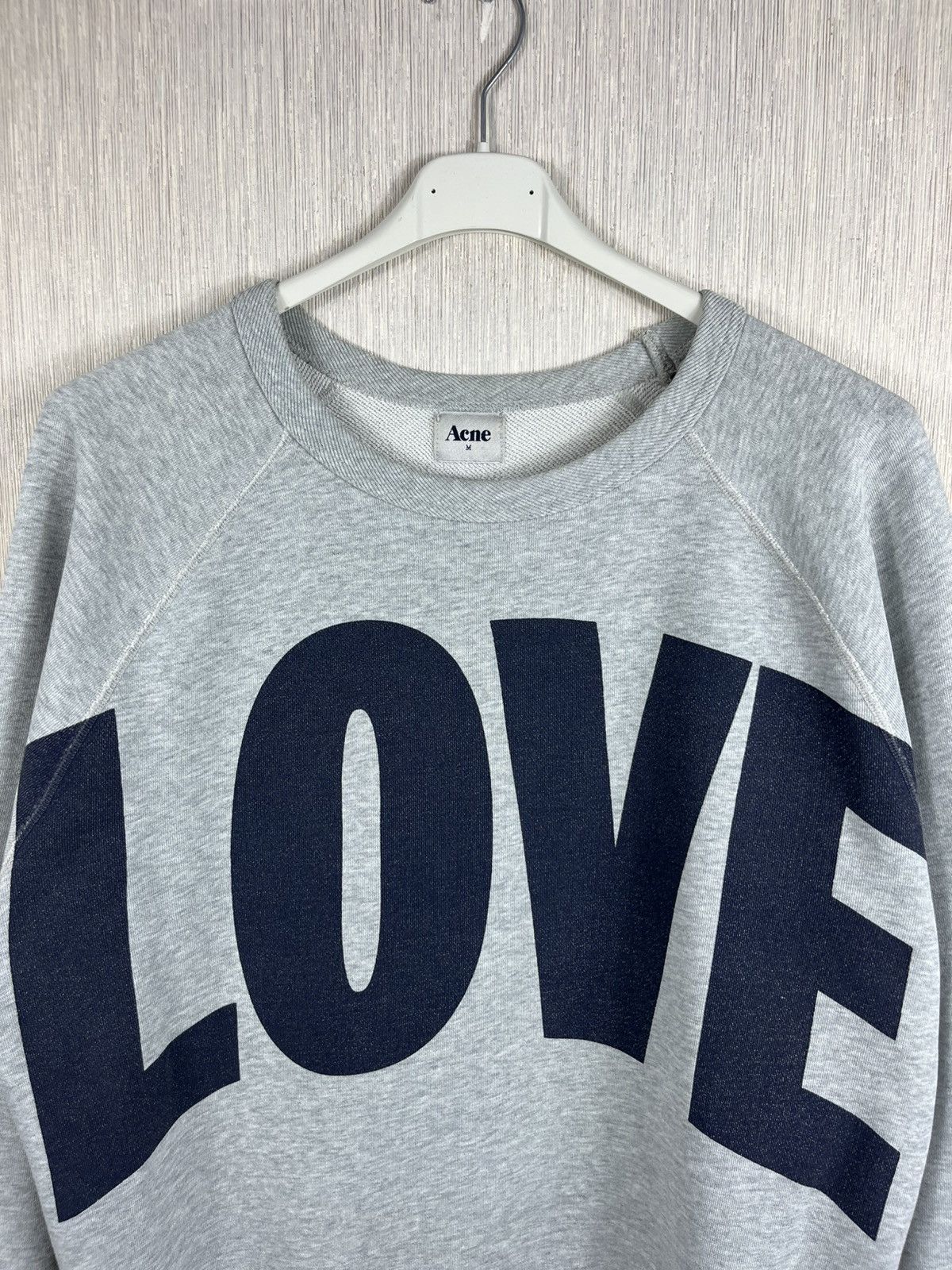 Acne Studios Acne Studios college love AW12 sweatshirt spellout y2k logo Size US M / EU 48-50 / 2 - 3 Thumbnail