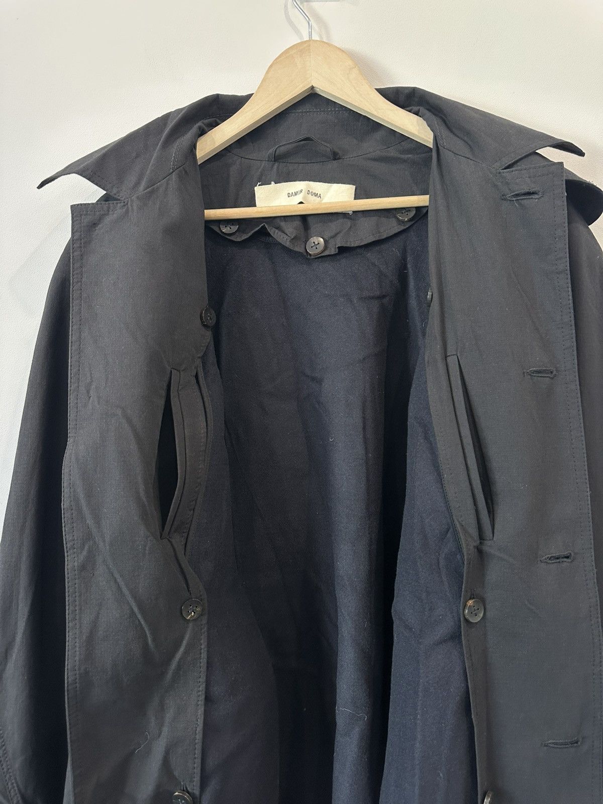 Damir Doma Damir Doma DD ‘CLAY’ AW18 Black Oversize Trench Coat Size US S / EU 44-46 / 1 - 16 Thumbnail