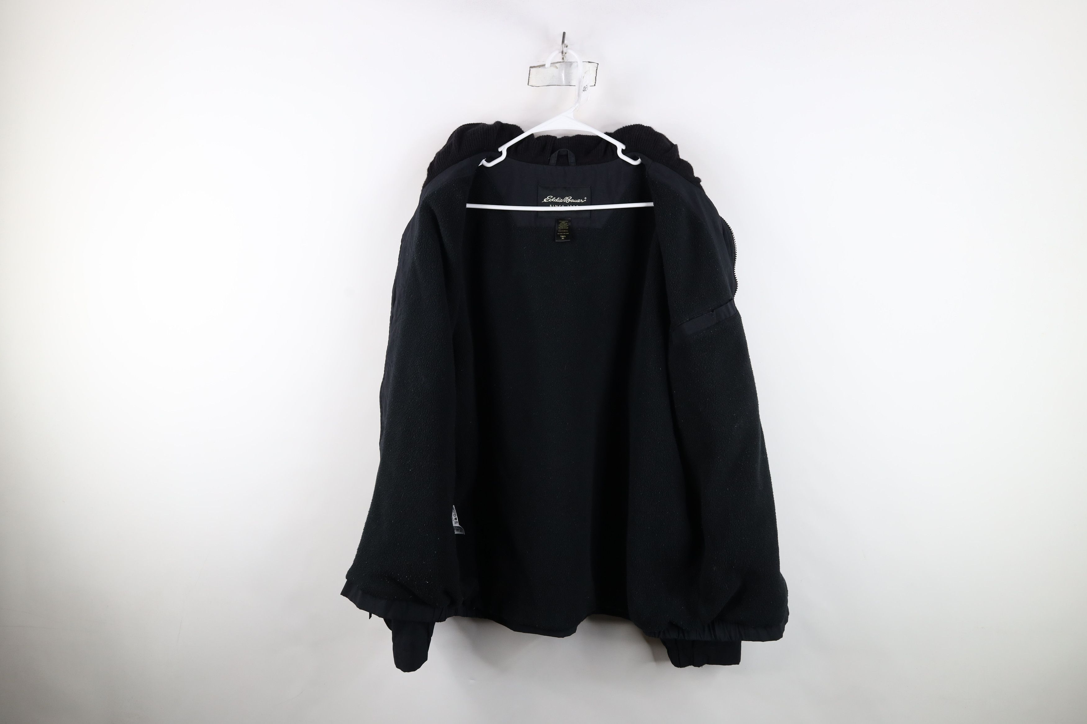 Eddie Bauer Vintage Eddie Bauer Polartec Lined Zip Bomber Jacket Black Size US XL / EU 56 / 4 - 10 Thumbnail