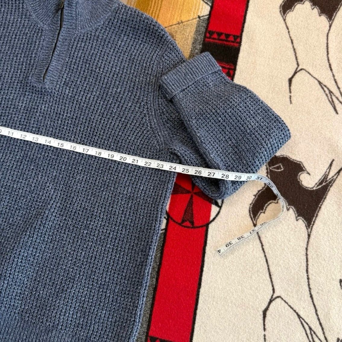 Vintage VINTAGE L.L. Bean Pullover Knit Sweater 1/4 Zip Size XL Men’s Blue Long Sleeve Size US XL / EU 56 / 4 - 5 Thumbnail