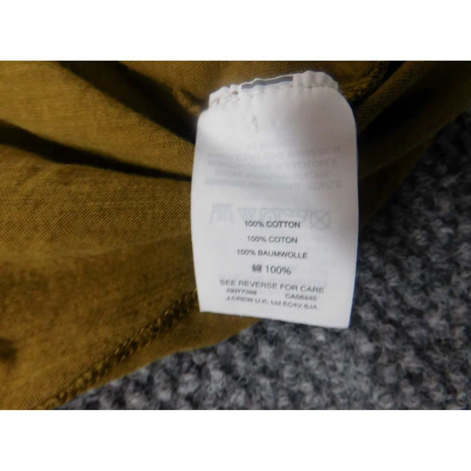 Madewell Madewell Blouse Womens V-Neck M Green Stretch Cotton Rayon Top Casual Shirt Size M / US 6-8 / IT 42-44 - 6 Thumbnail