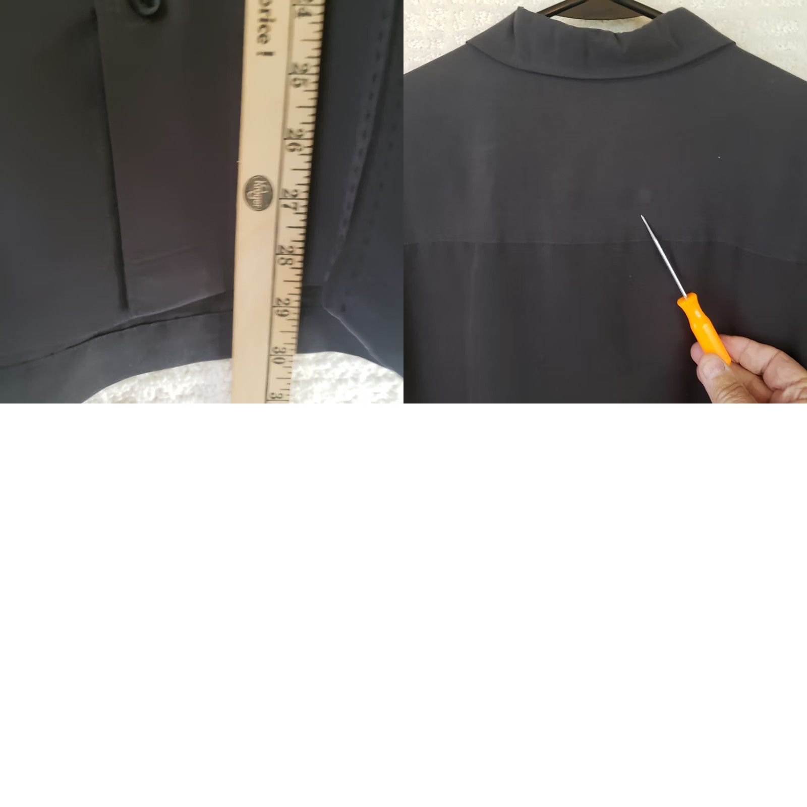 Vintage Centro Shirt Mens XL Black Button-Front Short Sleeve Rayon Blend Size US XL / EU 56 / 4 - 10 Thumbnail