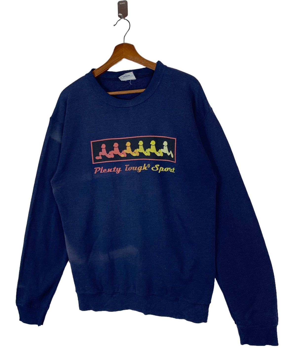 Vintage × Welcome Skateboards VINTAGE 90S PLENTY TOUGH SPORT SKATEBOARD PULLOVER CREWNECK Size US M / EU 48-50 / 2 - 2 Thumbnail